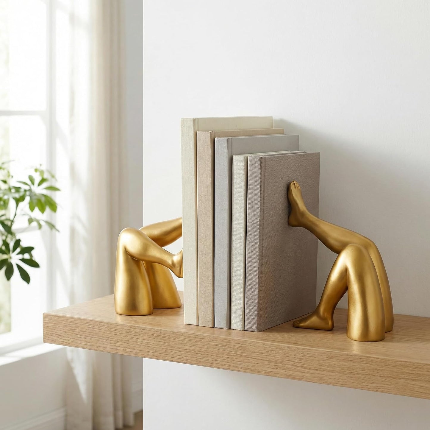 Resin Book / Decorative Book Ends / Gold