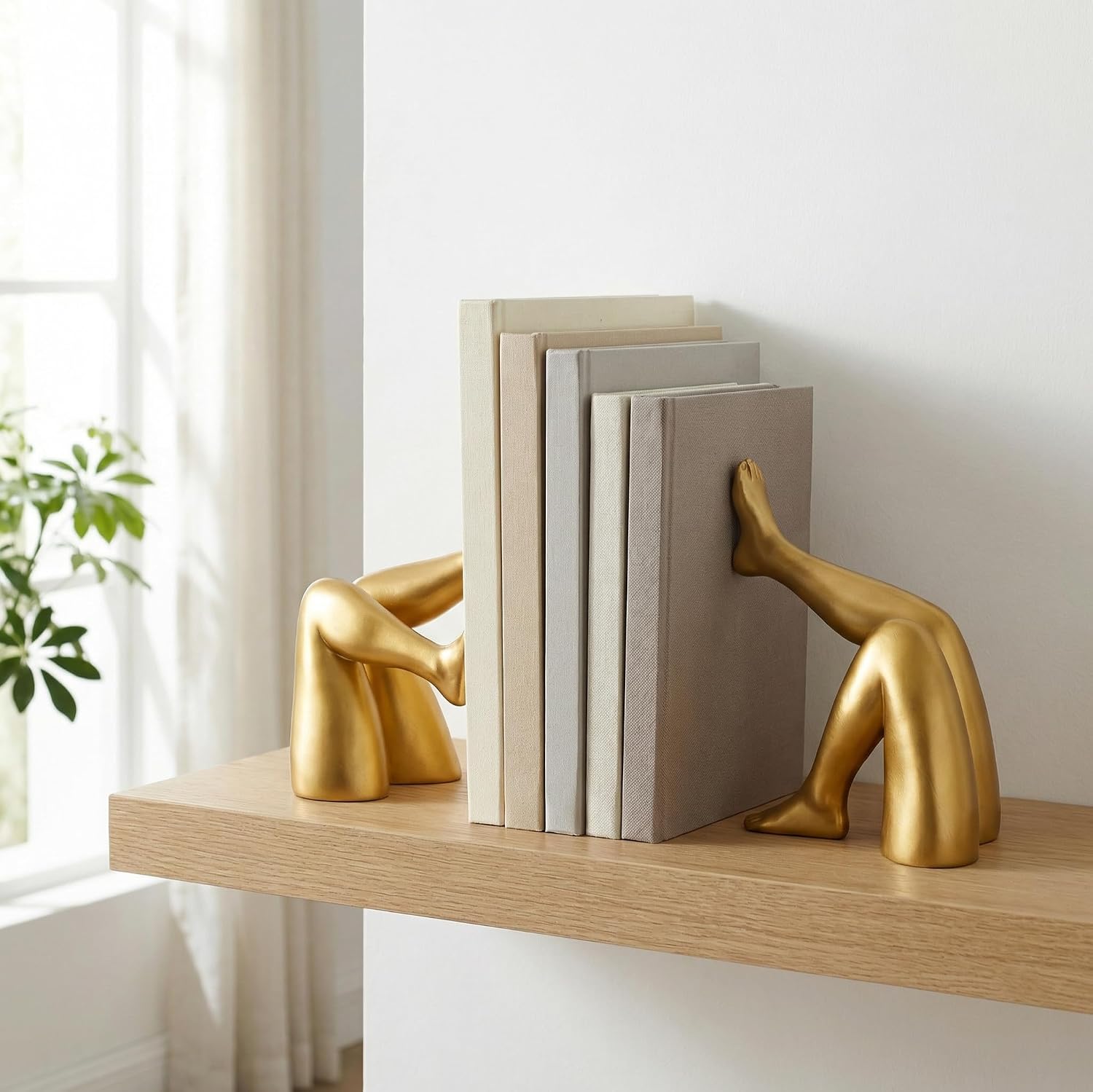 Resin Book / Decorative Book Ends / Gold
