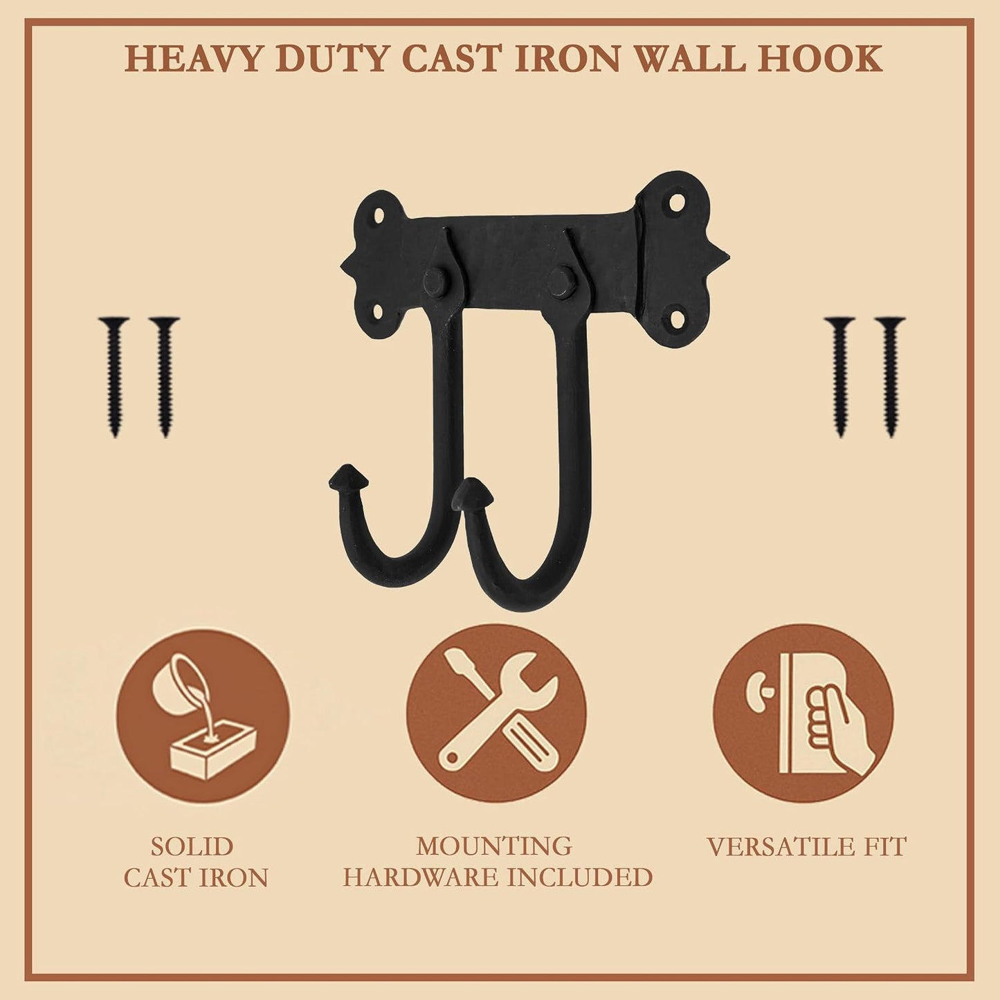 Heavy Duty Retro Utility Hooks