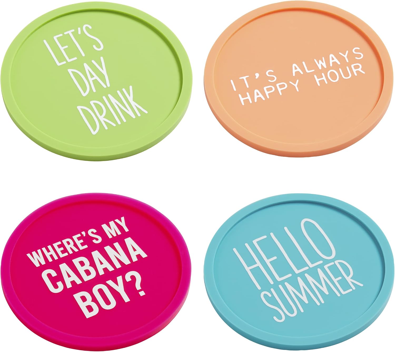 Silicone Pool Coaster Set