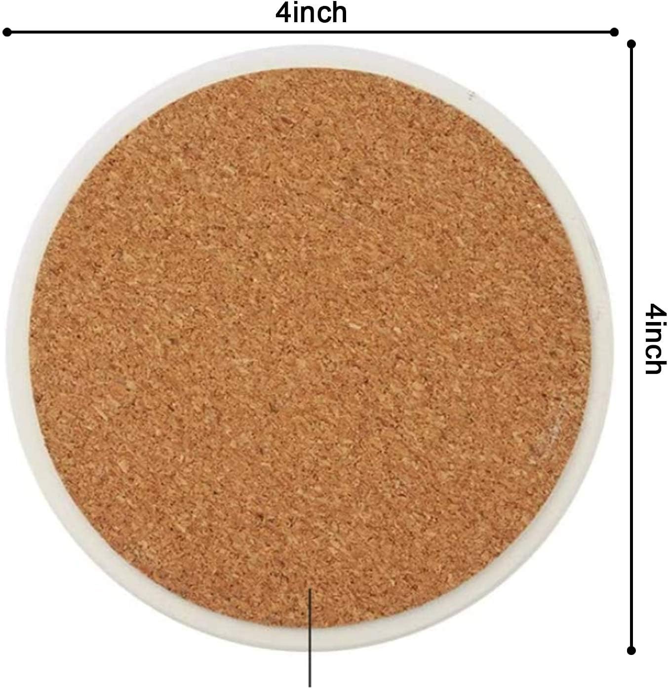 Holder / Ceramic Drink Coaster for Tabletop / Flag