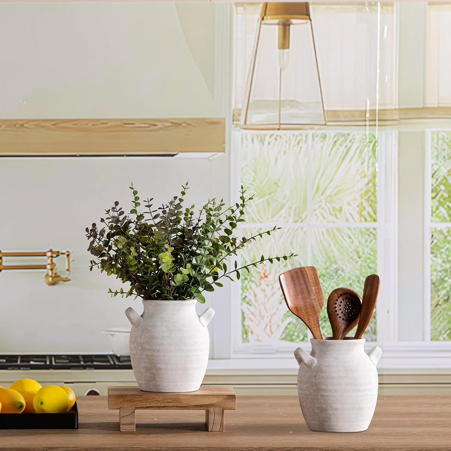 Farmhouse Table Vases / 7.1" Rustic