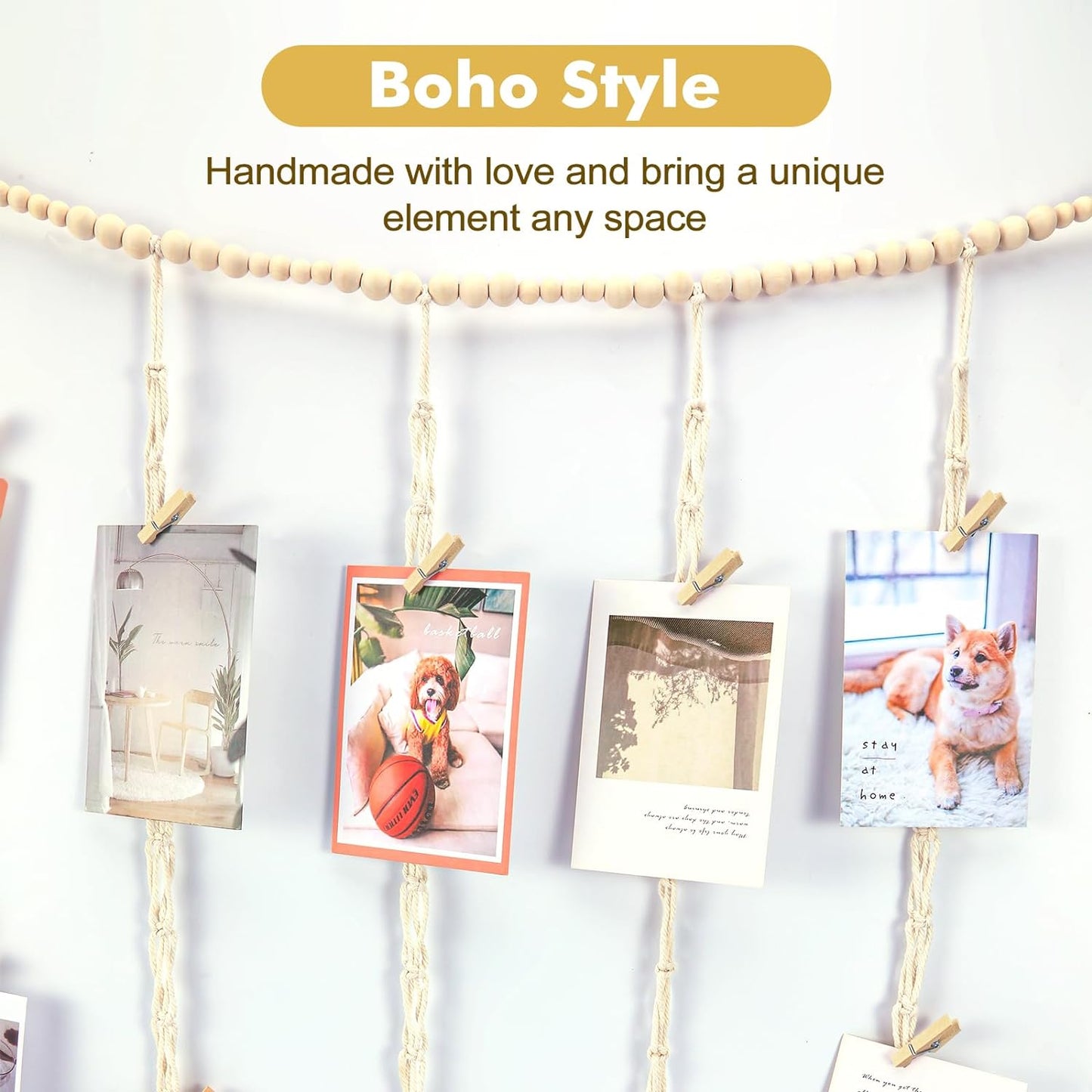 String Lights / Picture Christmas Card Holder