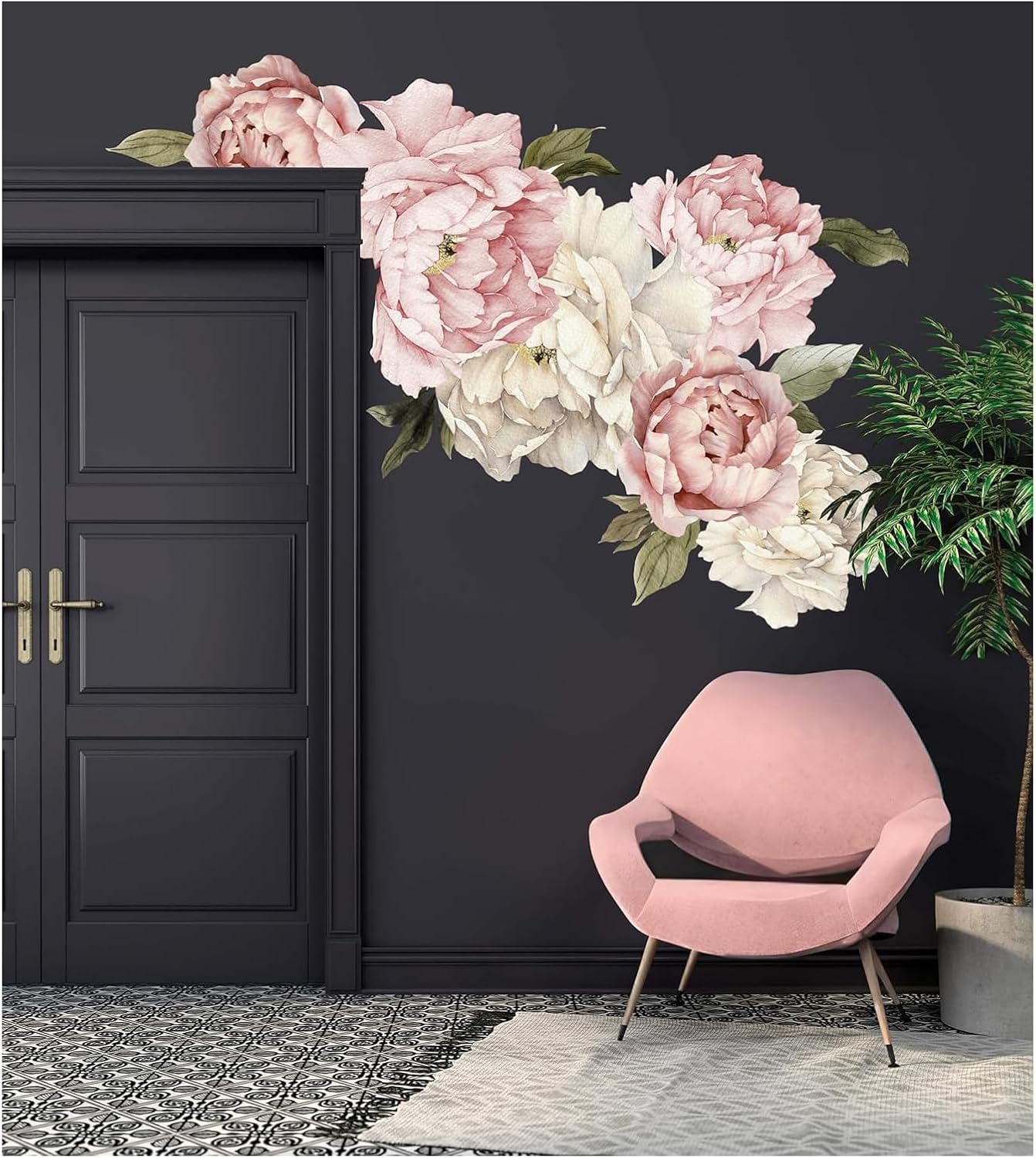 Floral Peonies Wall Decal