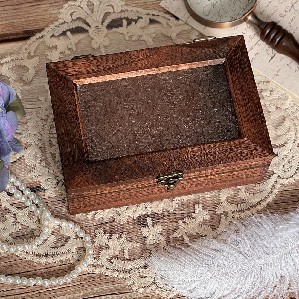 Vintage Wooden Storage Box / Small