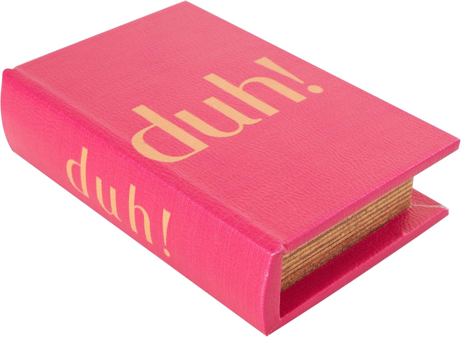 Wooden Decorative Box "Ooh La La" Faux Storage Book Decorative / Red / 12", 9", 6"H / Set of 3