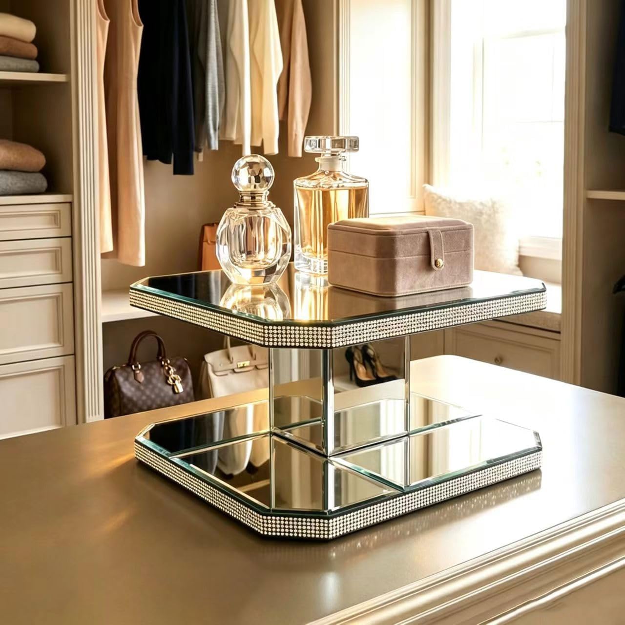 Two-Tier Square Stand / 6 Inches High / 6 Inch