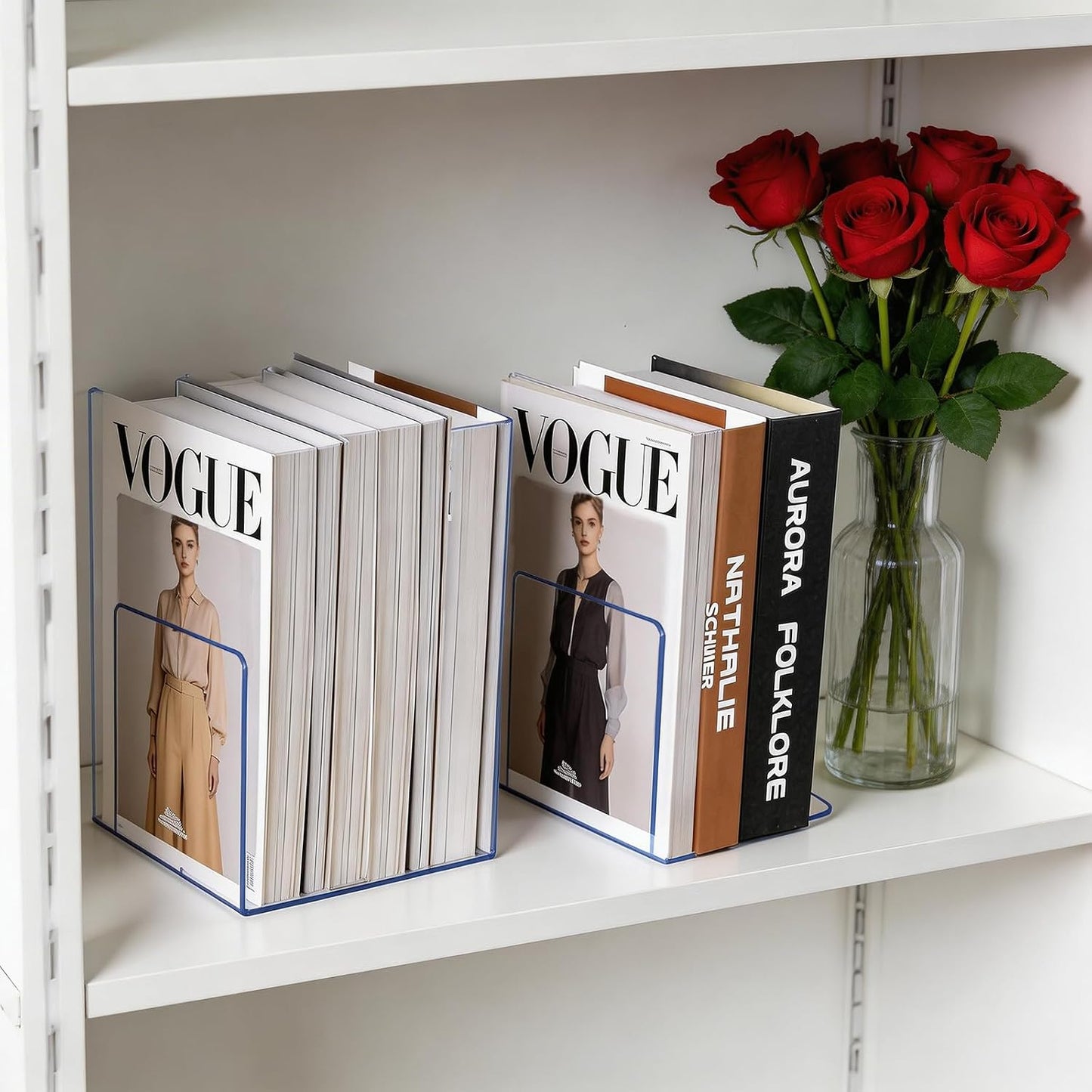 Acrylic Bookends / Book Ends Acrylic Bookends / Clear / Set of 16