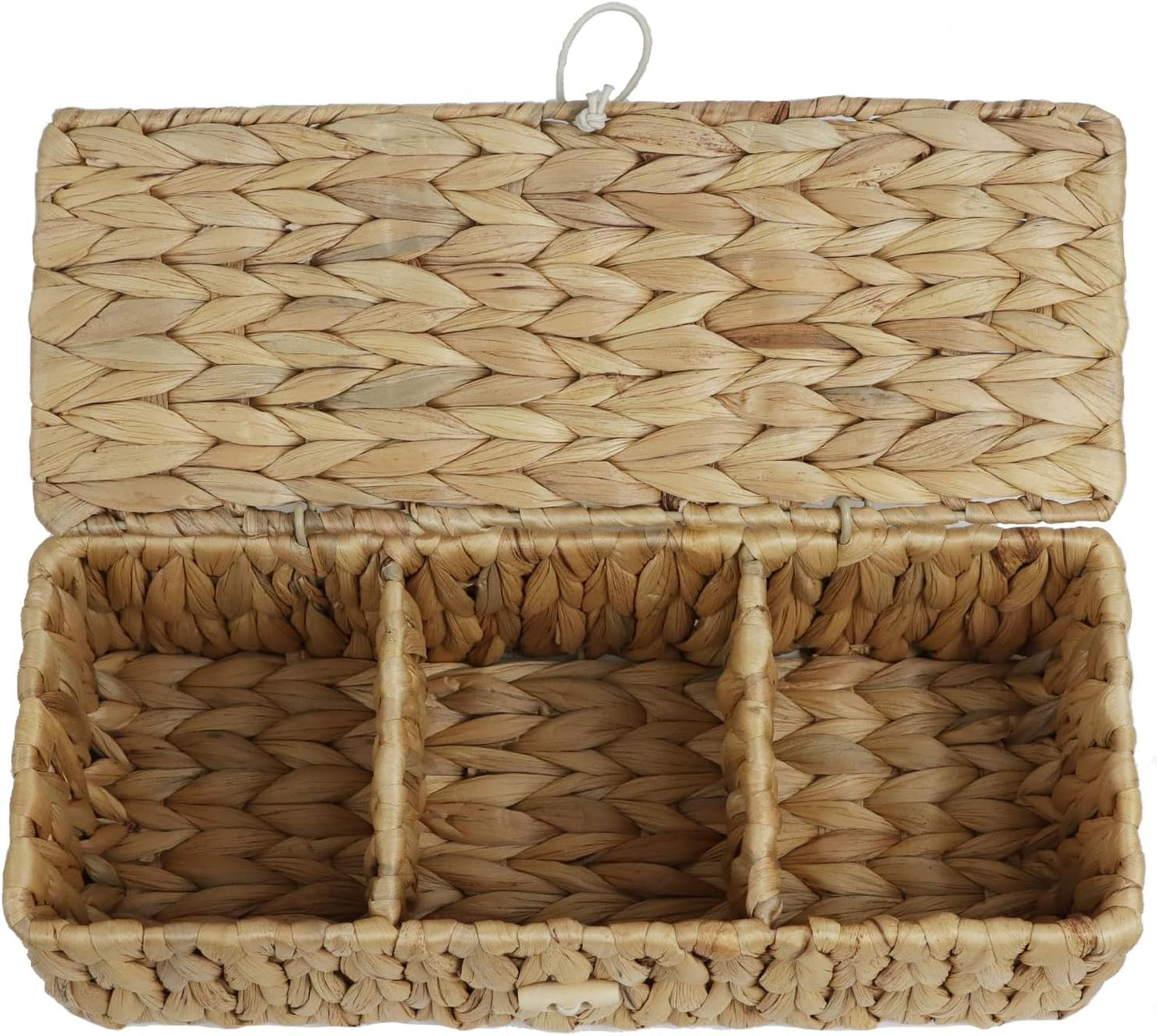 Rectangular Tank Woven Wicker Baskets / Water Hyacinth