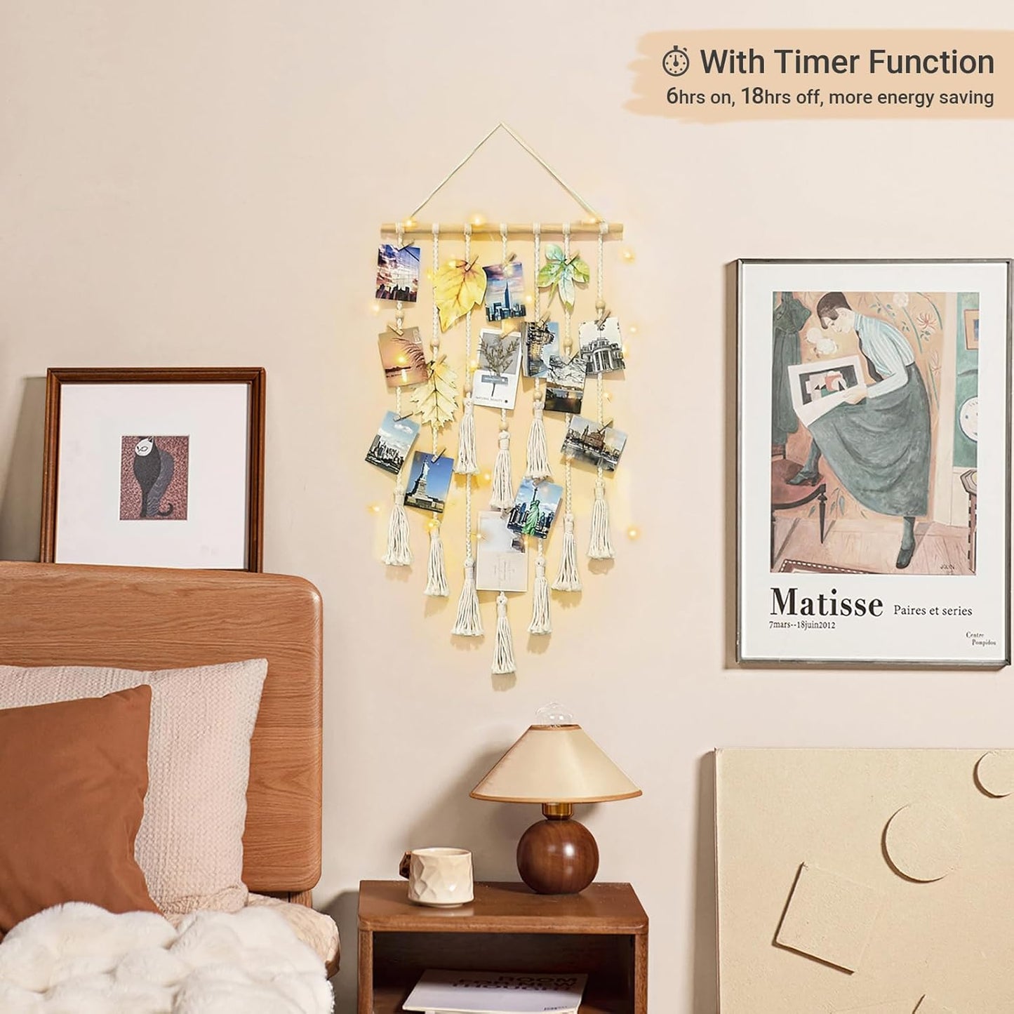 Light / Pictures Cards Frame Holder / Ivory