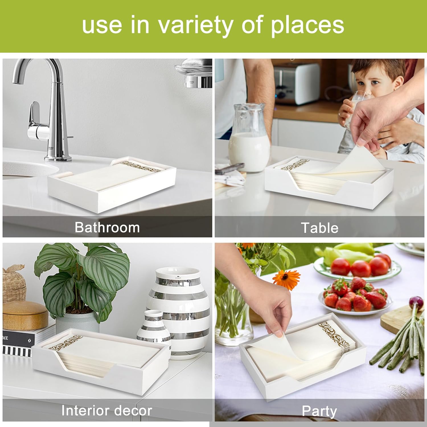 Napkin Holder / White