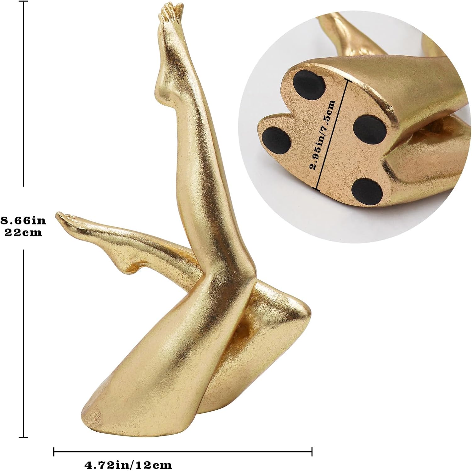 Modern Aesthetic Figurine Decoration / Gold