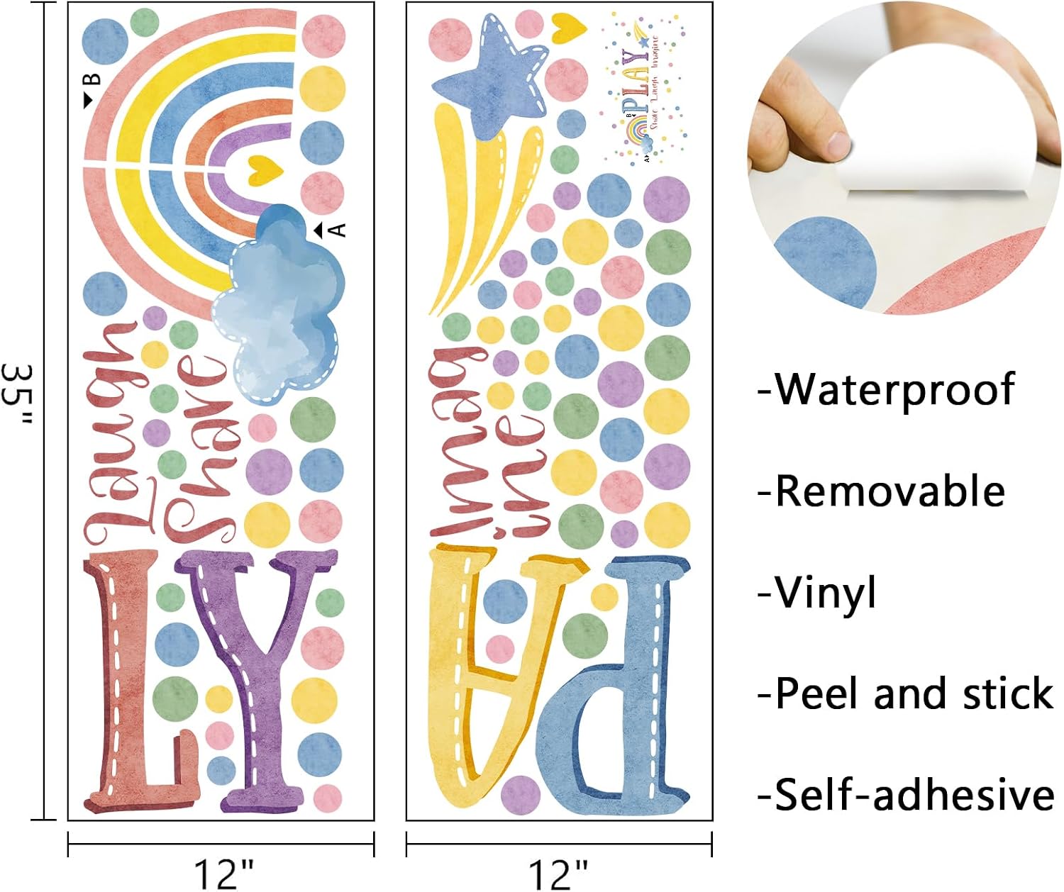 Playroom Wall Decals Stickers / Playroom2