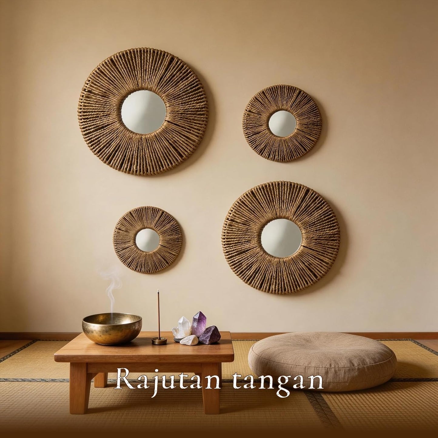 Woven Wall Baskets Set