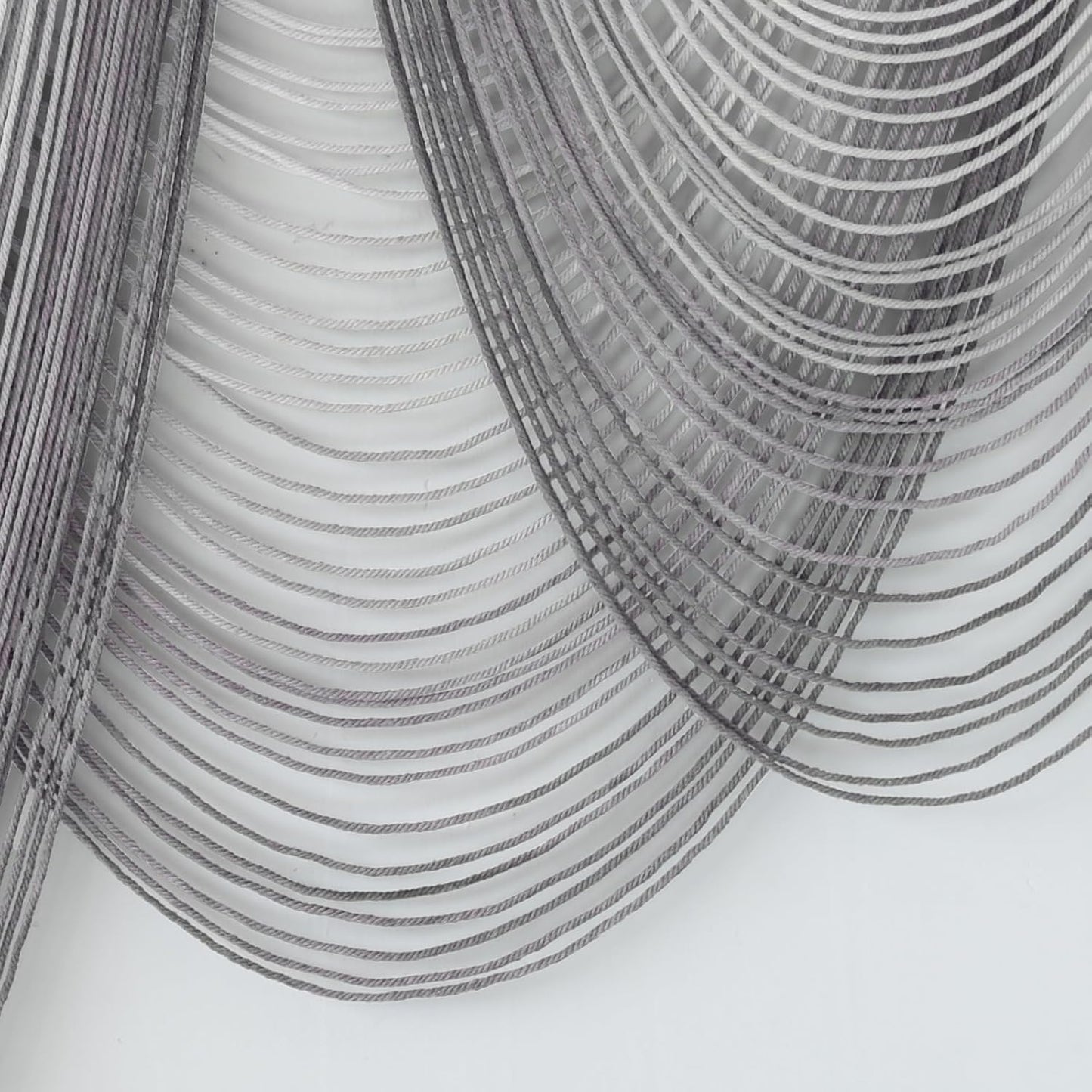 Large Macrame Wall Hanging Boho Wall Art Handmade Home Decor Dip-Dyed Macrame Wall / Grey Purple