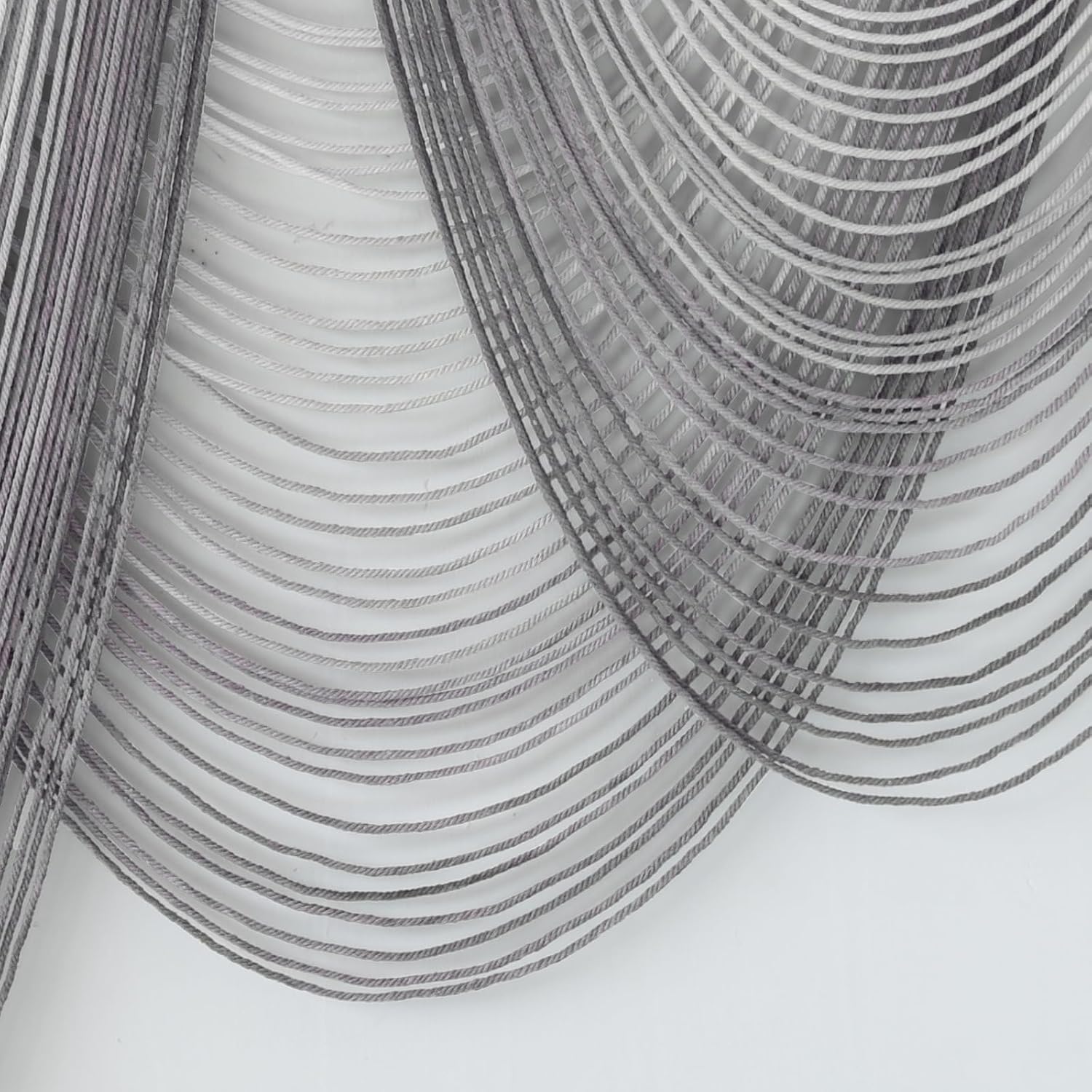 Large Macrame Wall Hanging Boho Wall Art Handmade Home Decor Dip-Dyed Macrame Wall / Grey Purple