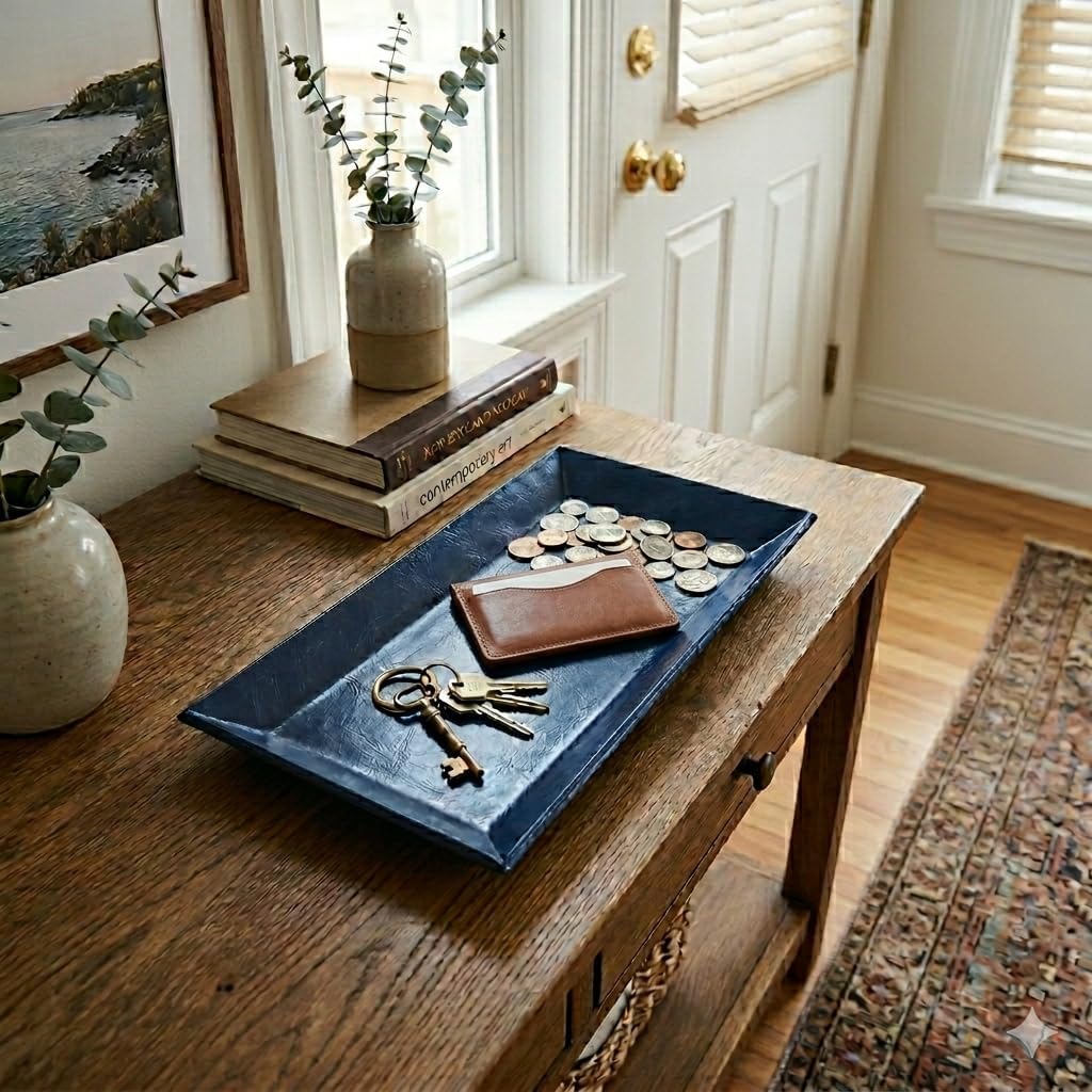 Change Tray / Card Holder / Navy Blue