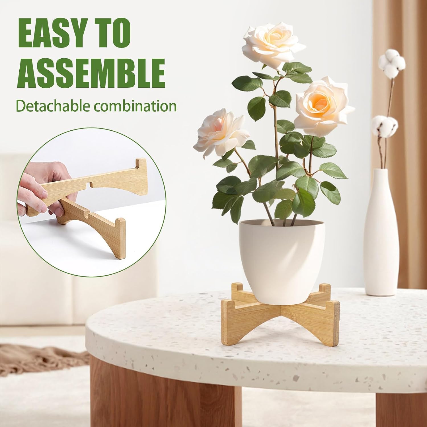 Modern Flower Pot Stand Outdoor Riser