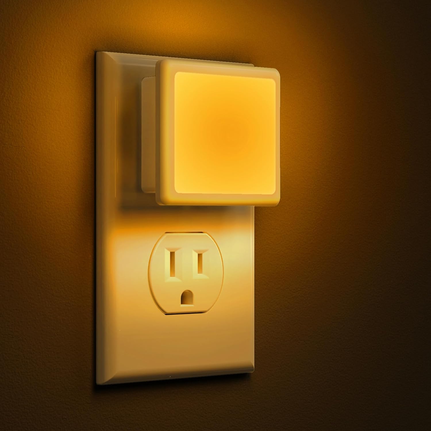 L LOHAS LED Night Lights Plug into Wall 2-Pack, 0.3W Plug in Night Light