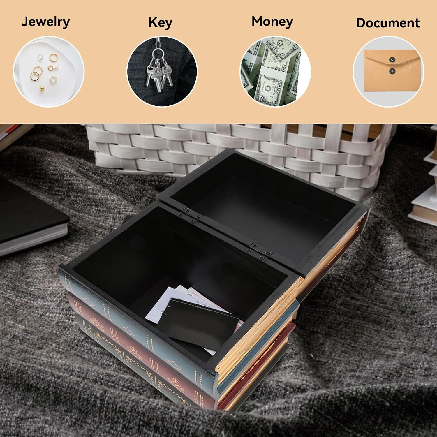Decorative Fake/Faux Book Storage Box