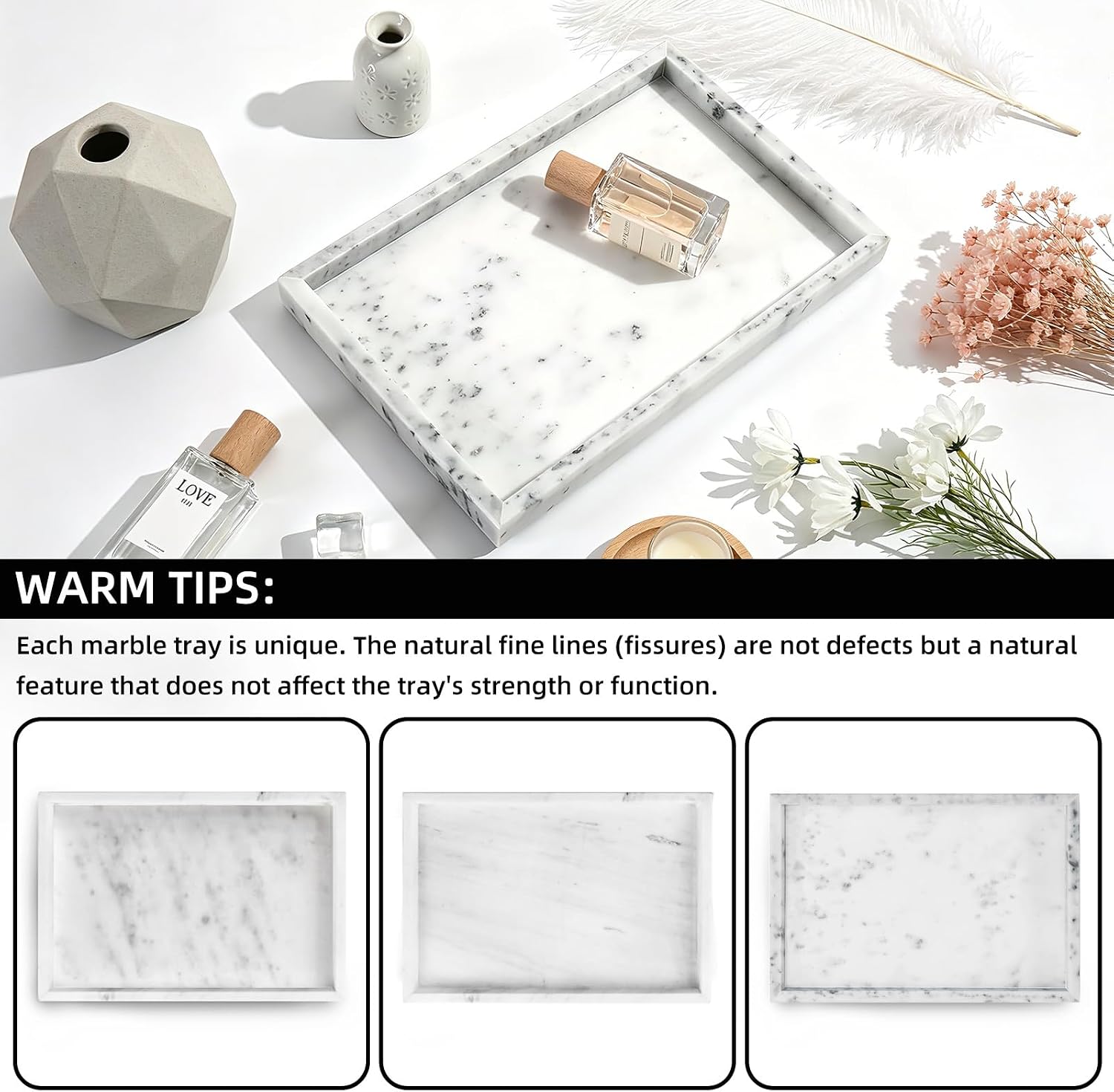 Spots Serving Tray / Star White