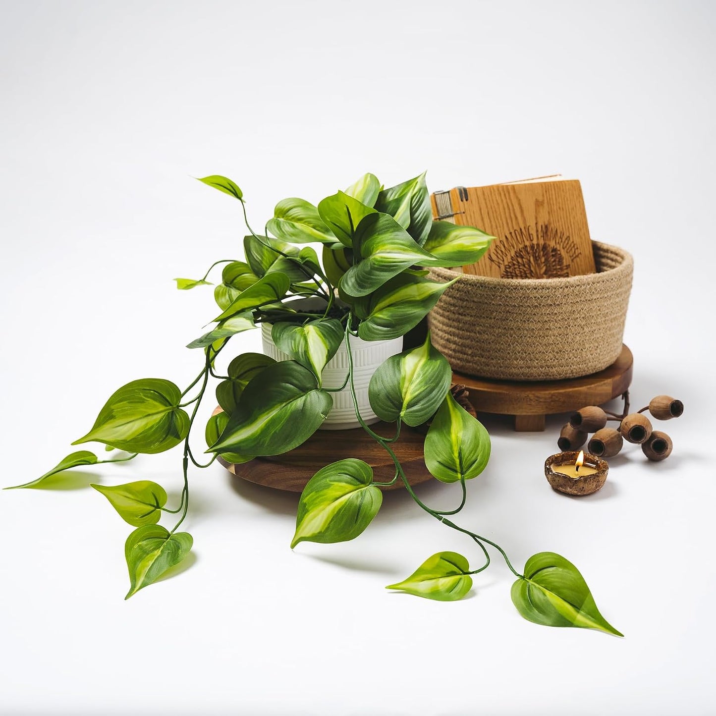 Artificial Trailing Ivy Plant / Green