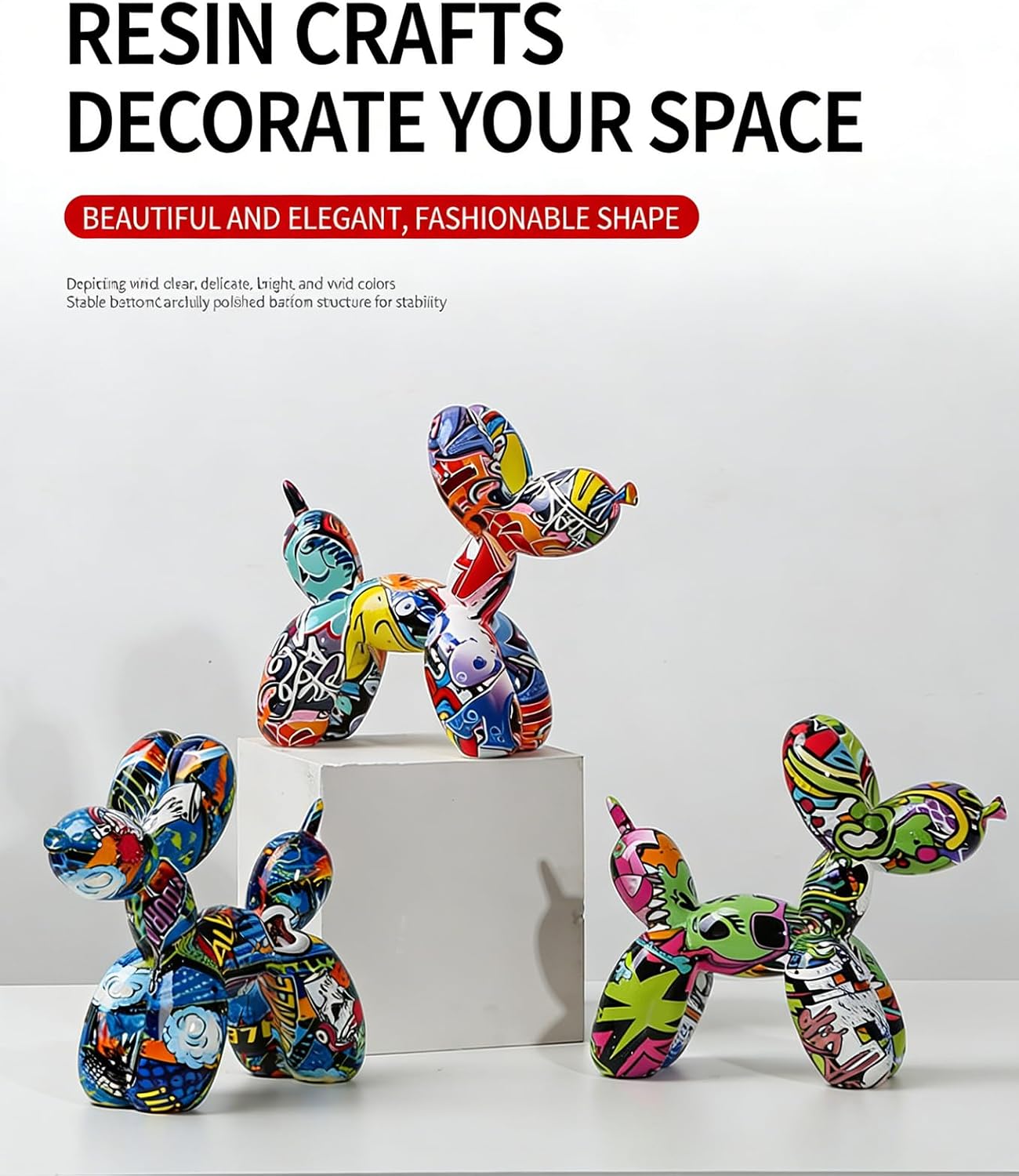 Balloon Dog Statue / Graffiti B