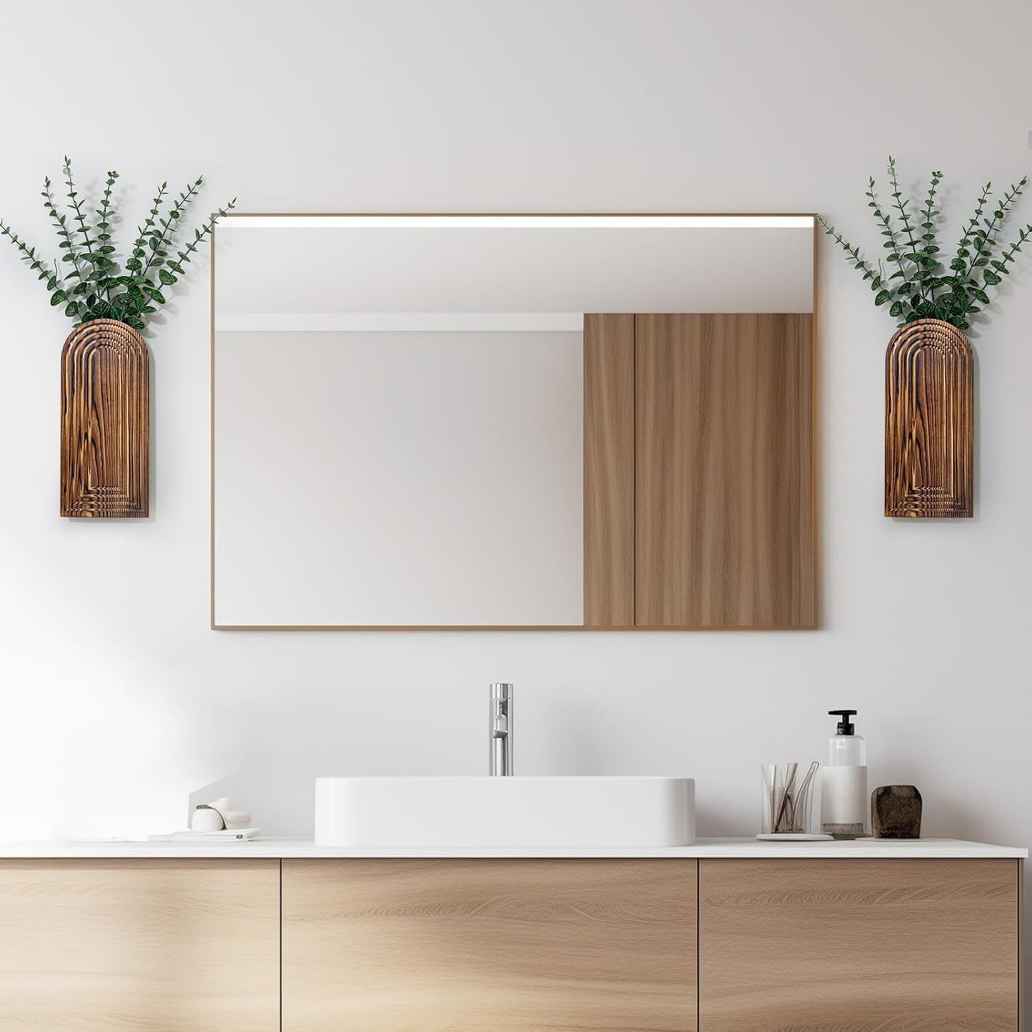 Boho Hanging Planter / Brown / Set of 2