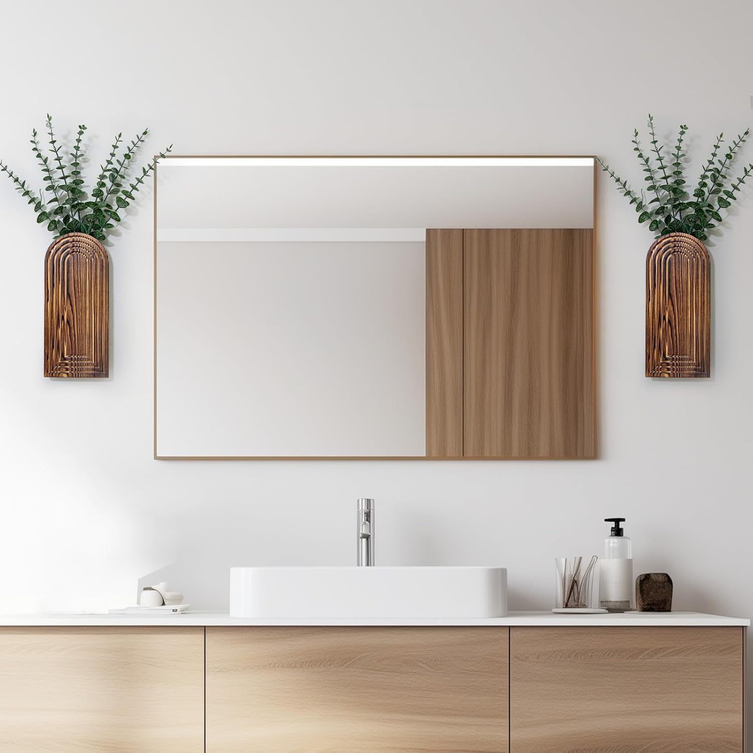 Boho Hanging Planter / Brown / Set of 2