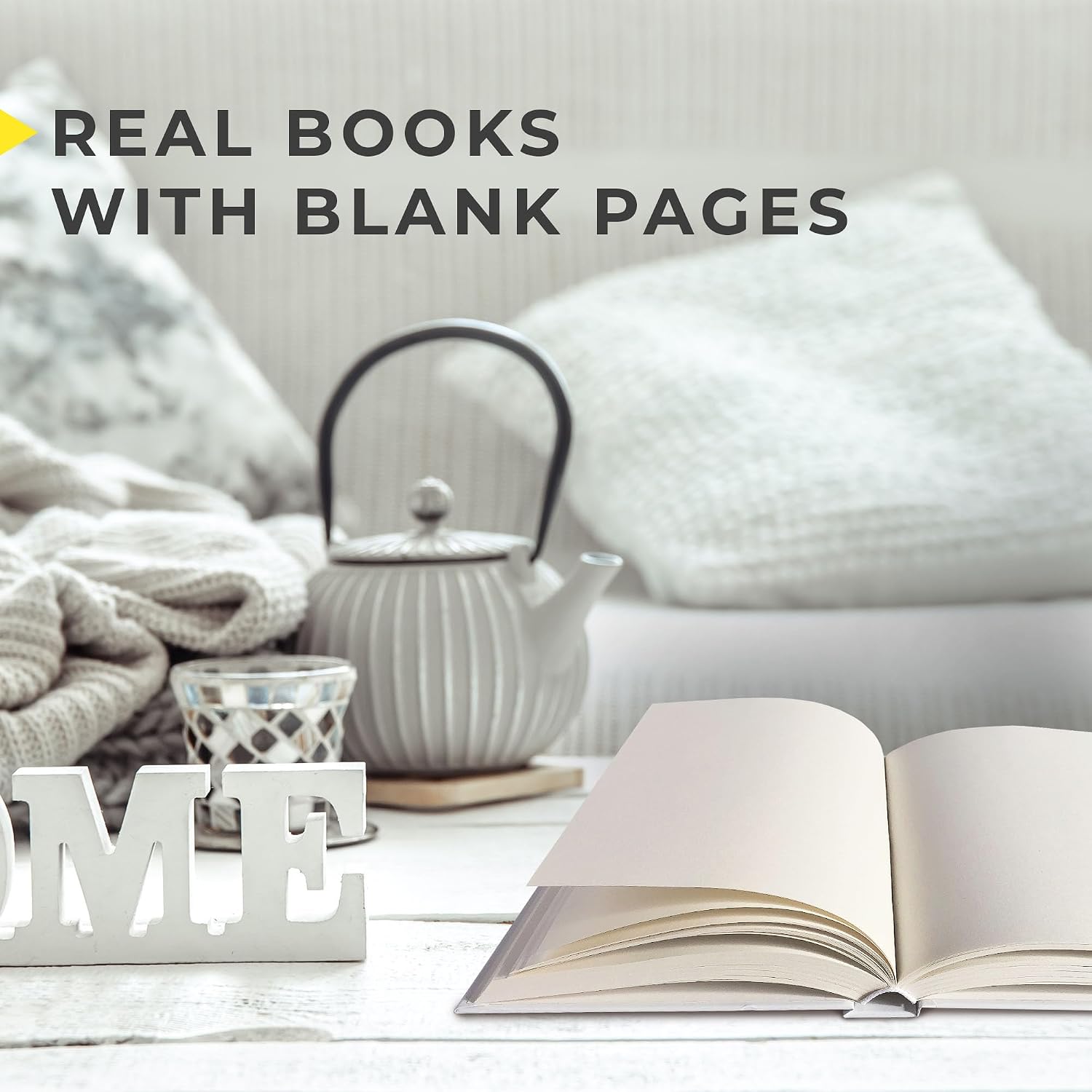Set of Decorative Books for Coffee / Yellow