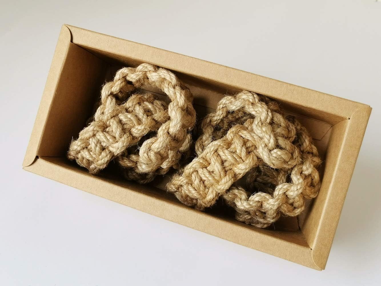Braided Outdoor Curtain Tiebacks for Drapes, Rustic Curtain holdbacks 4 Pack, Handmade Decorative Curtain Ties for
