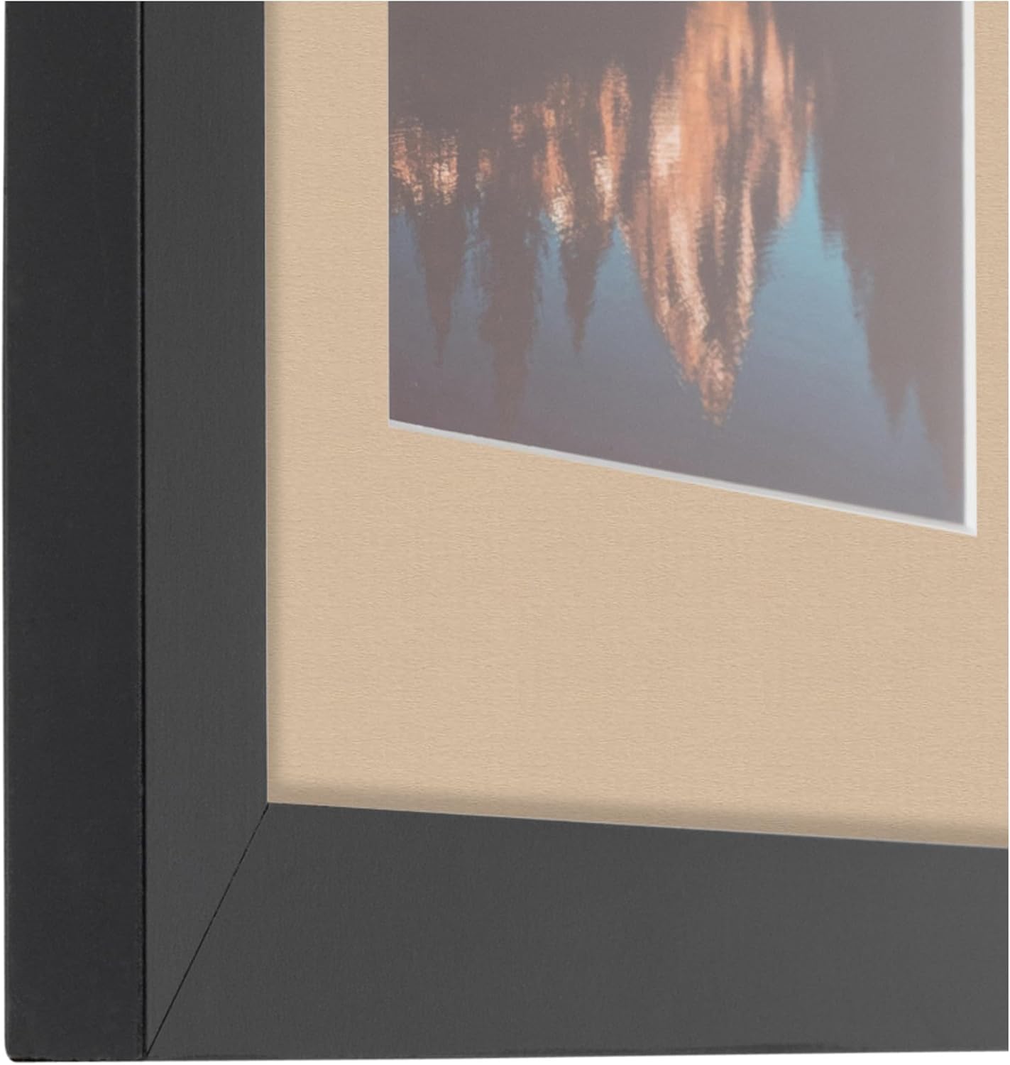 ArtToFrames Collage Picture Frame 3 Opening 3-8x10 Photo Frame | Made in USA | Black Frame Scotch Mist and Black Mats