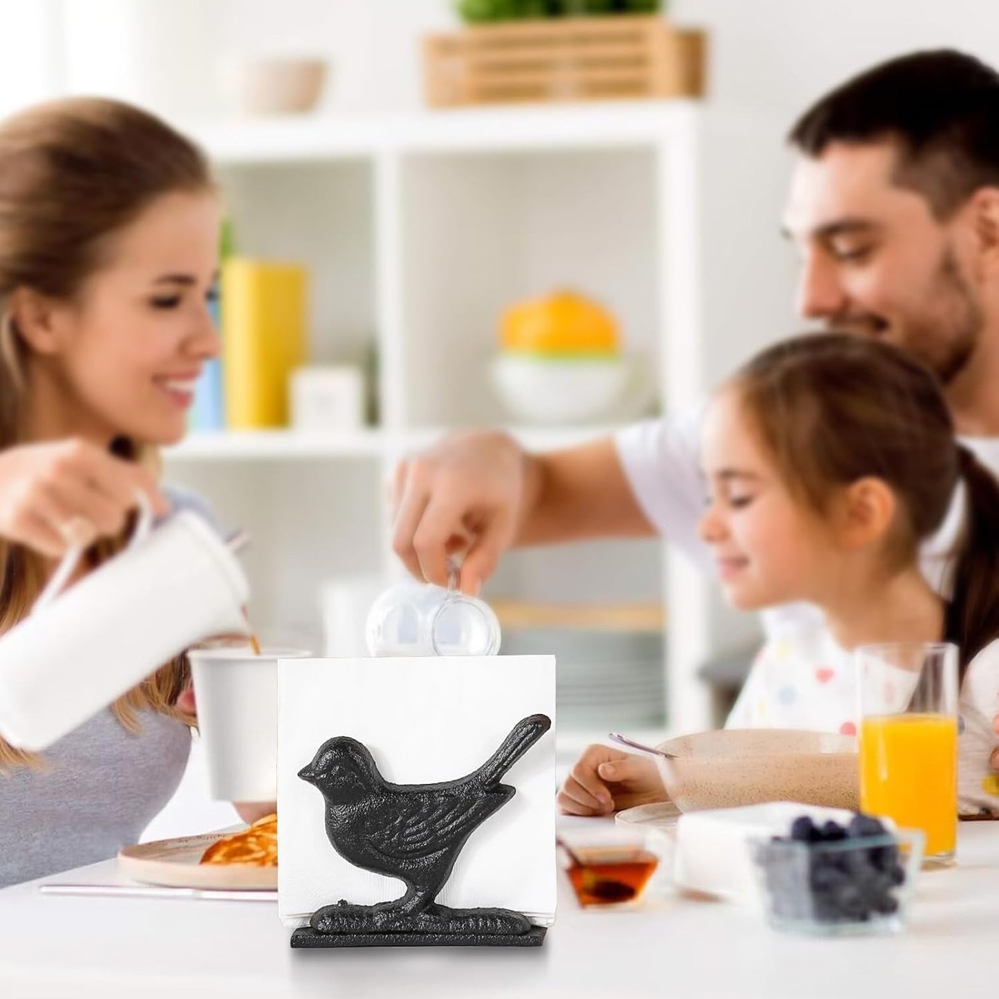 Napkin Holder Retro Vertical Napkin Holders / Black