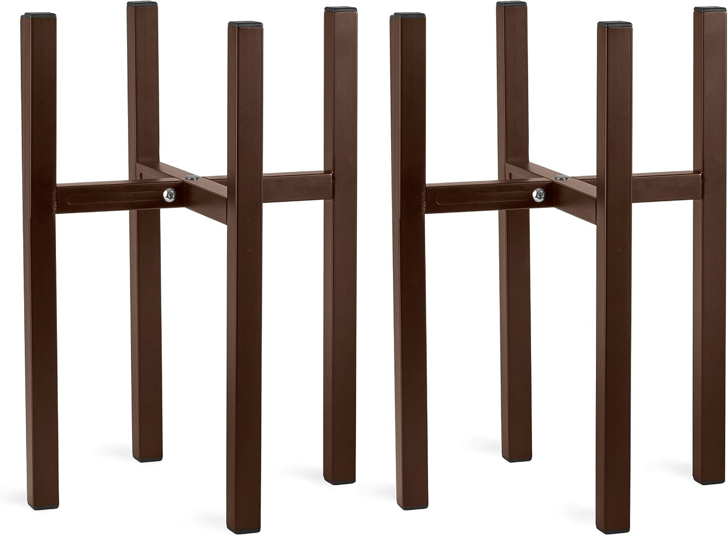 Sorbus Adjustable Metal Plant Stand – Mid Century Style Flower Pot Holder, 10 to 16 Inches Planter Stand for Modern