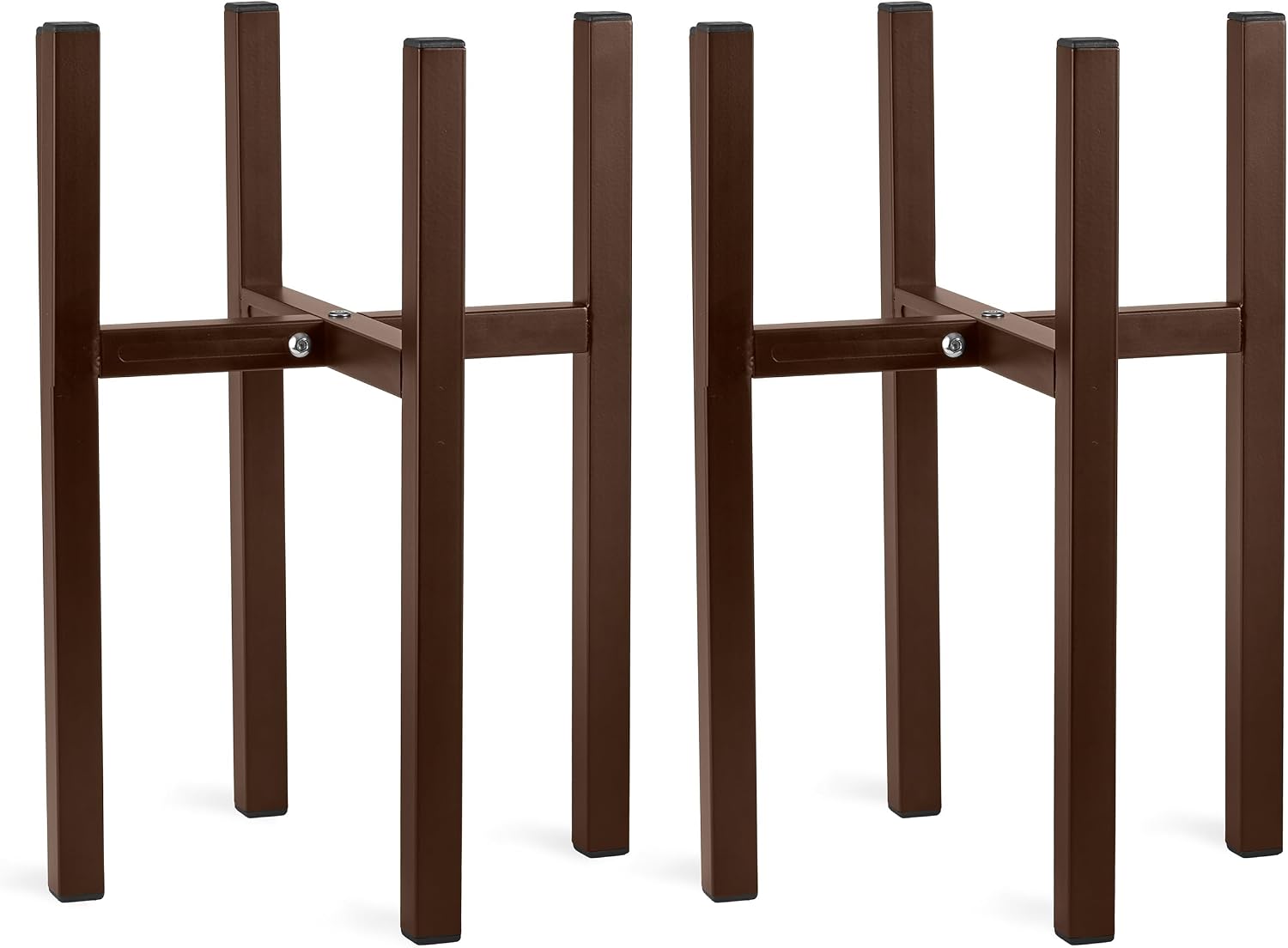 Sorbus Adjustable Metal Plant Stand – Mid Century Style Flower Pot Holder, 10 to 16 Inches Planter Stand for Modern