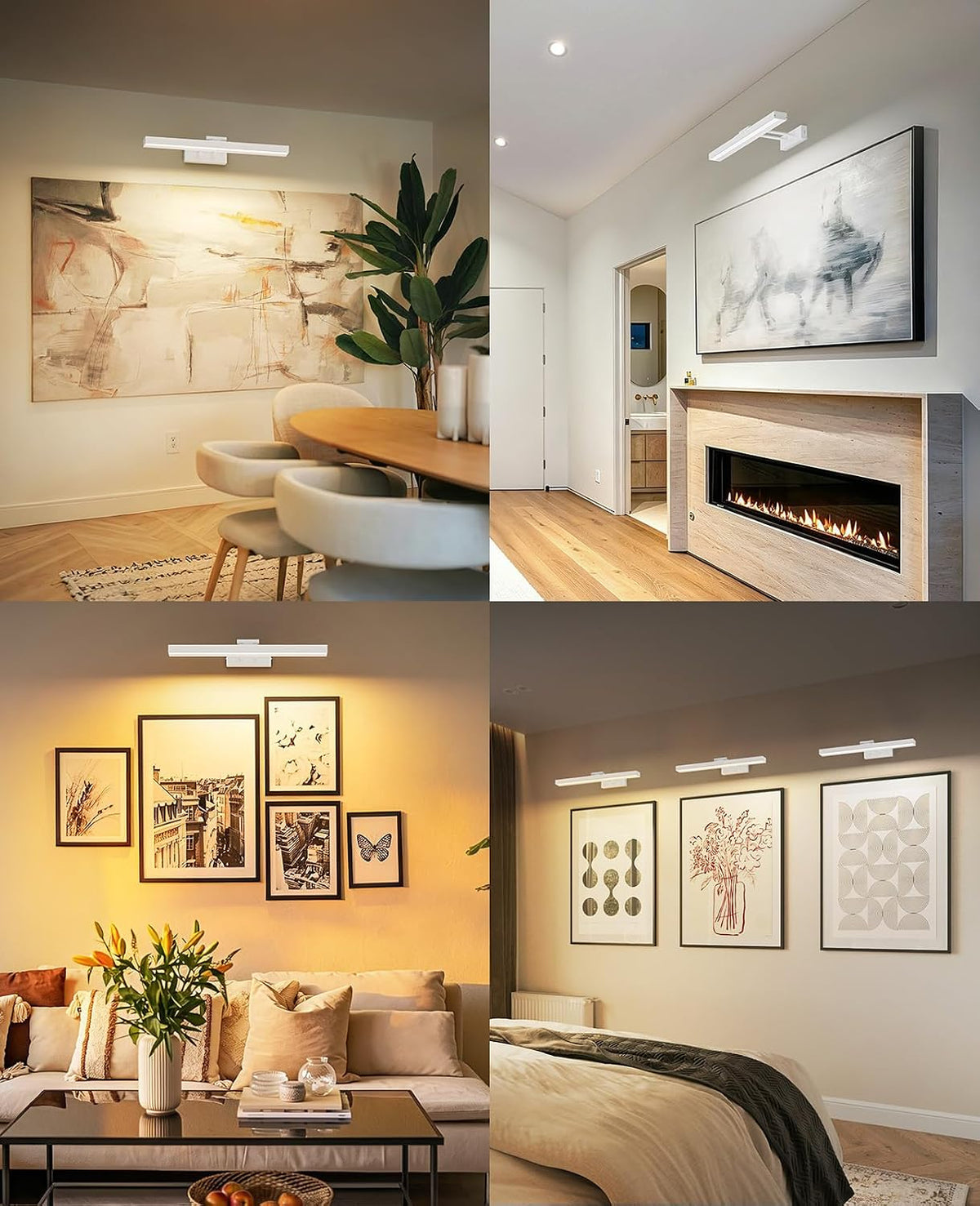 Picture Light for Wall, 16in Battery Wall Sconce Art Light CCT Dimmable Magnetic Battery Lights for Painting with
