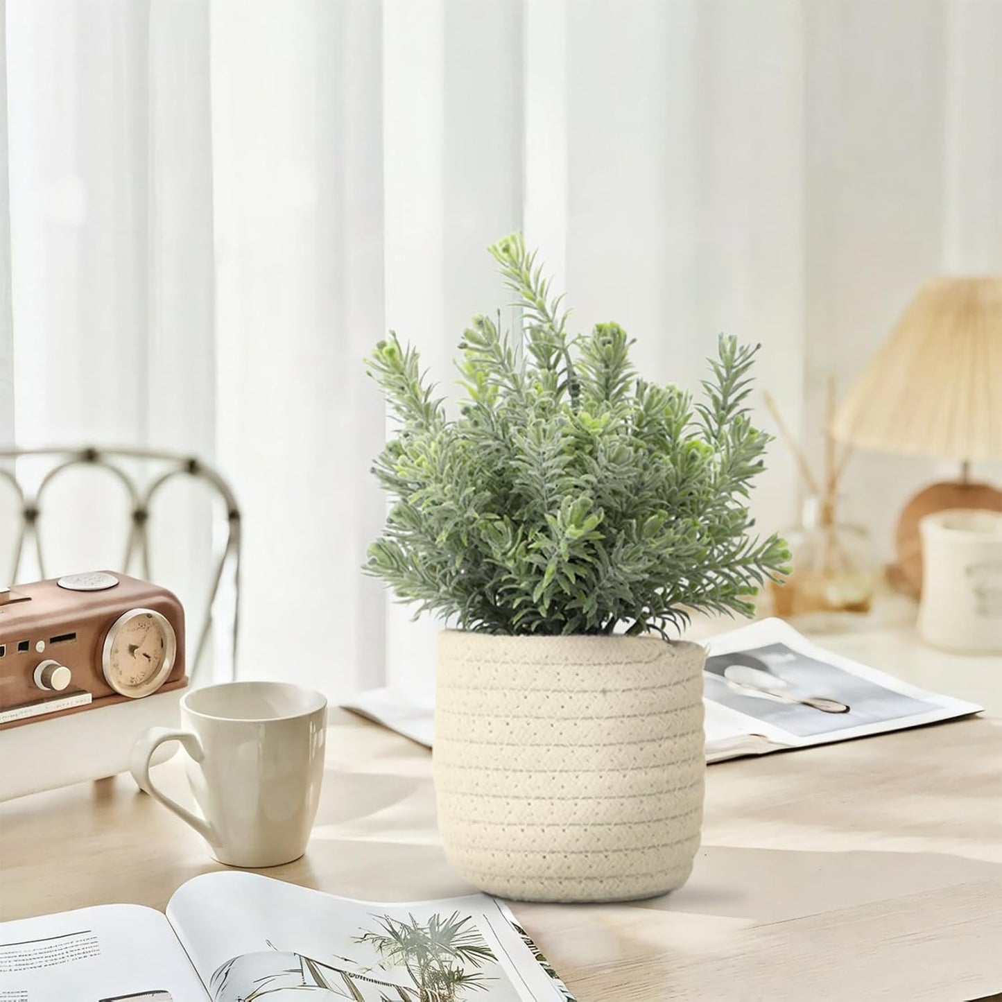 Small Artificial Plants Eucalyptus / Green Plant Style B