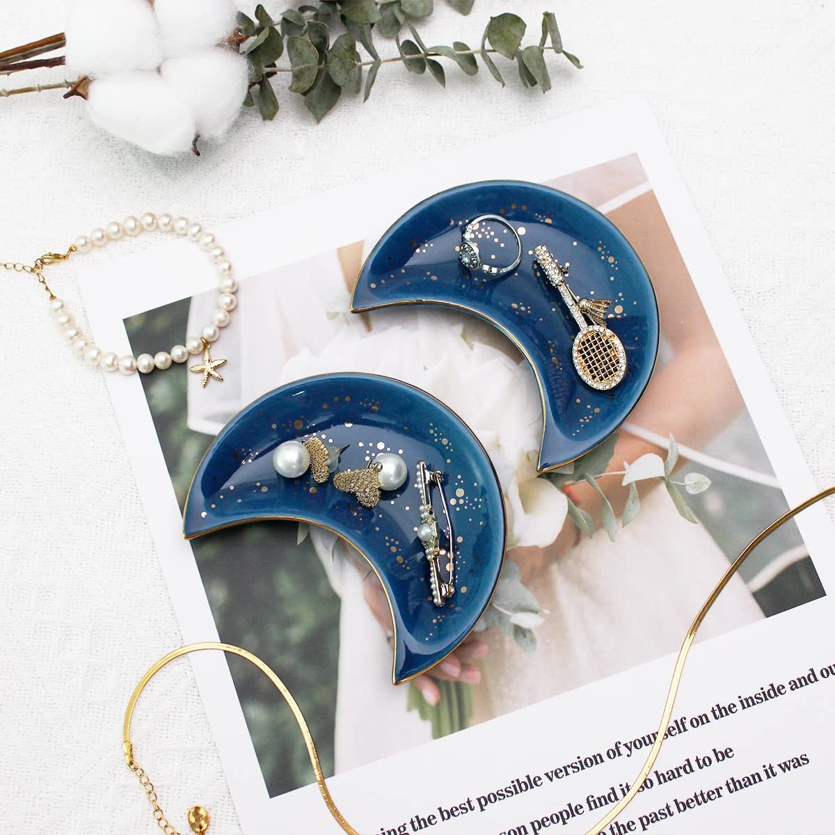 Modern Accent Tray / Blue / Set of 2
