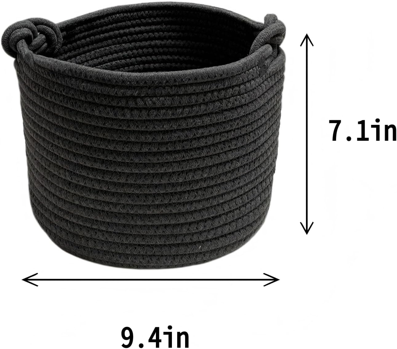Small Rope Basket / Dark Grey