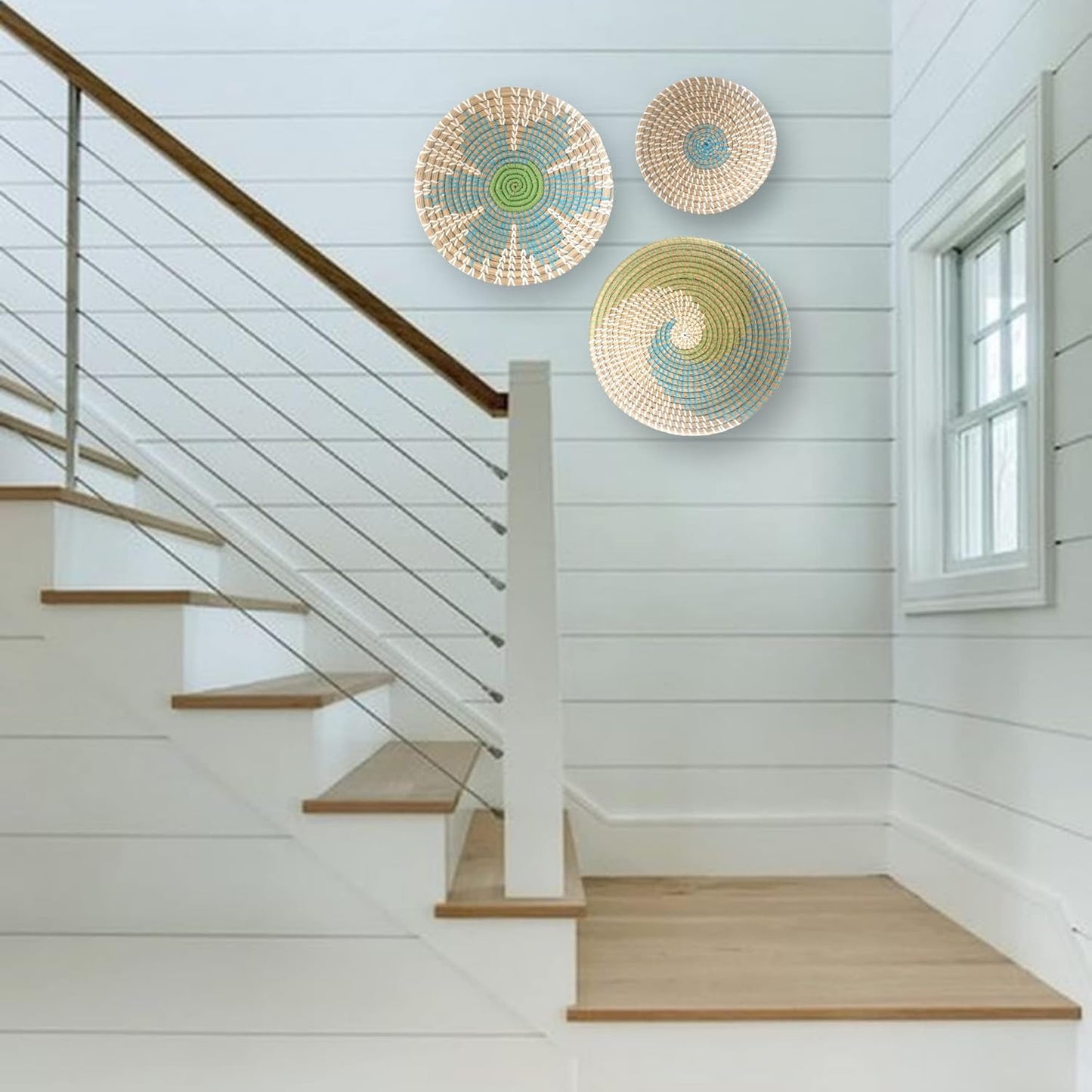 Wall Basket Decor / Beige / Set of 3