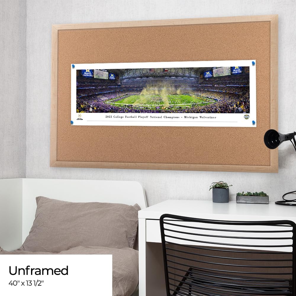 2023 CFP National Champions / Unframed Poster / 40 x 13.5