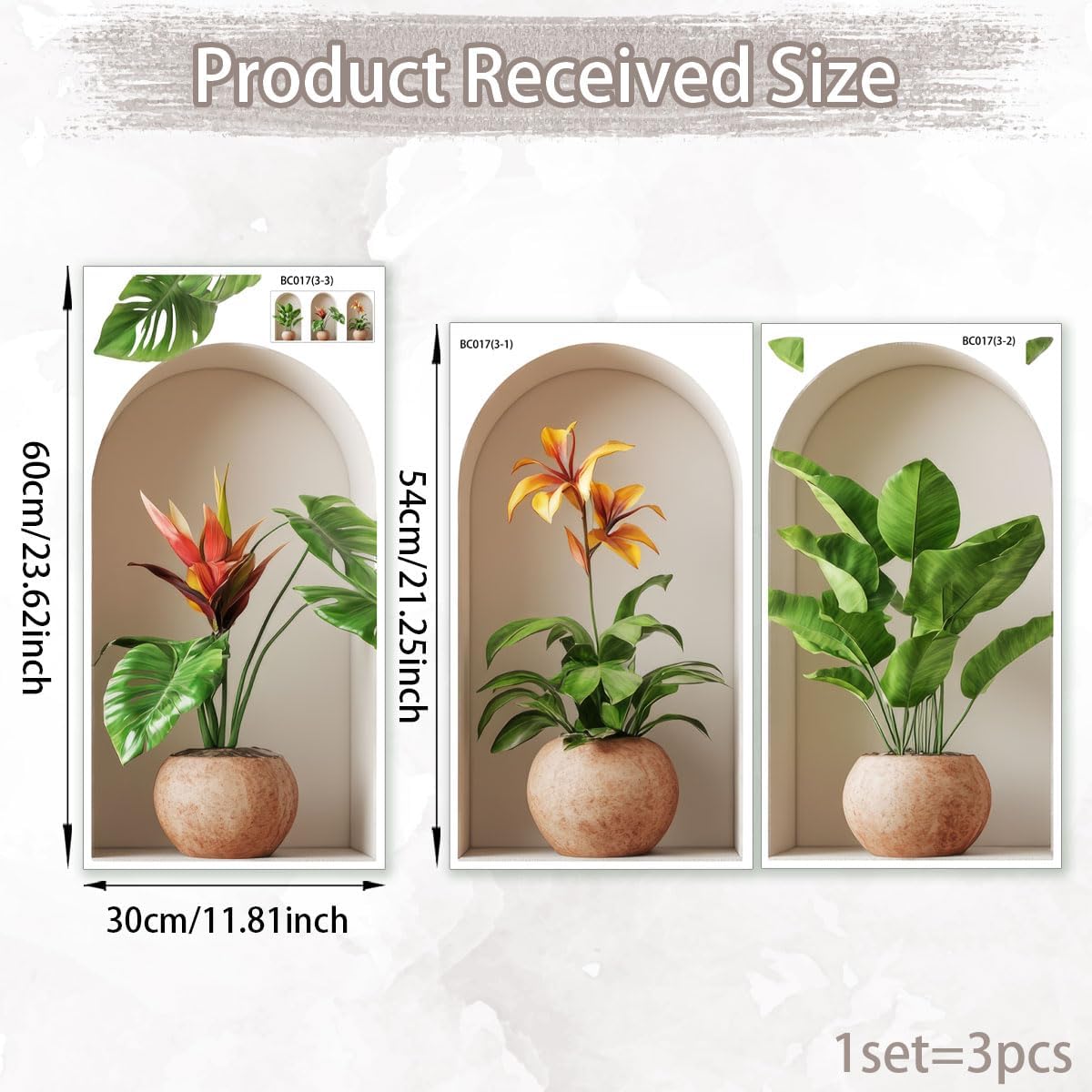 Plants Wall Decals / Colorful / Green