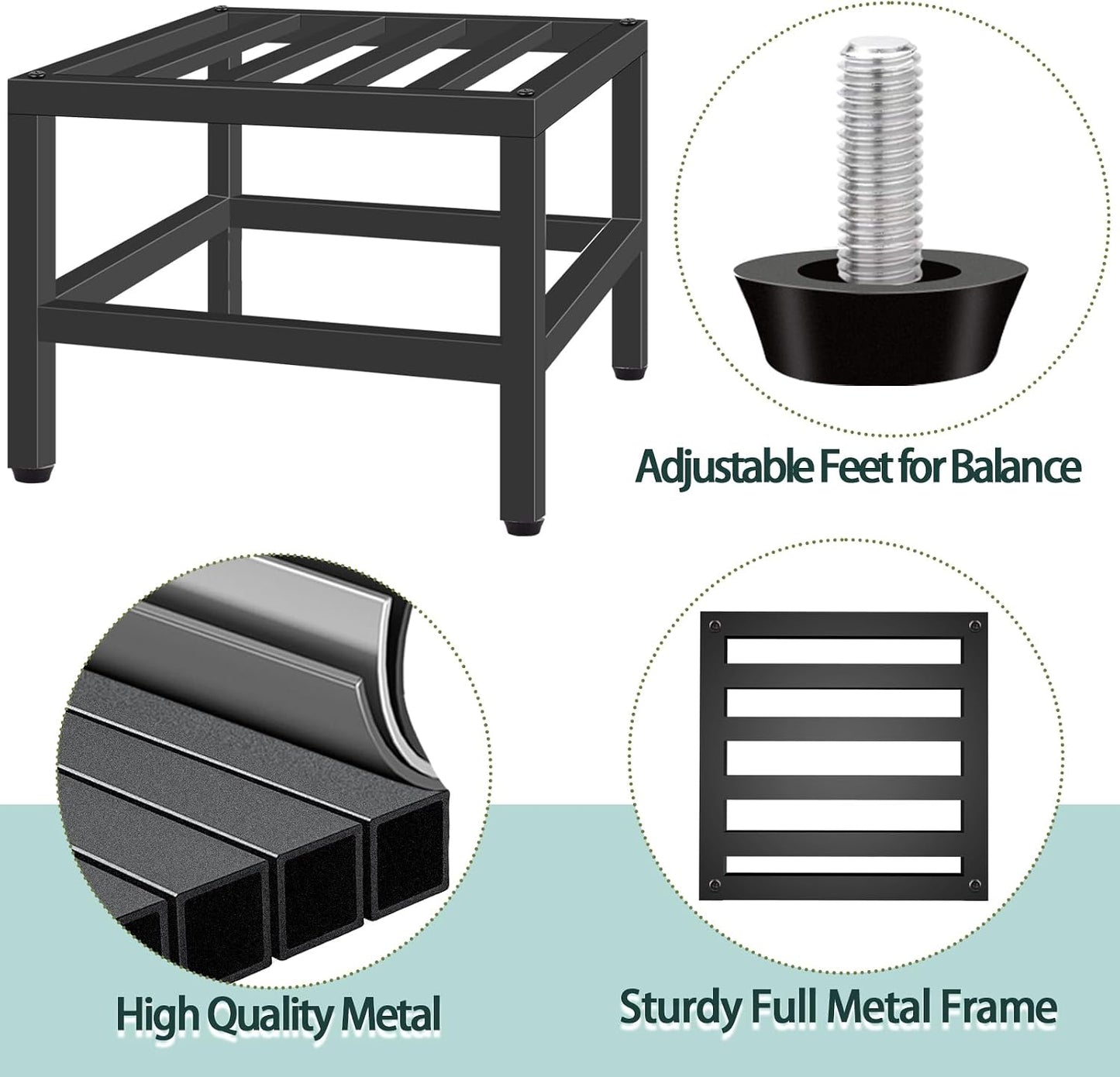 Lilybud--lily Plant Stand Indoor Outdoor, 2 Pcs Heavy Duty Plant Stands Metal Pedestal Stand for Indoor Outdoor