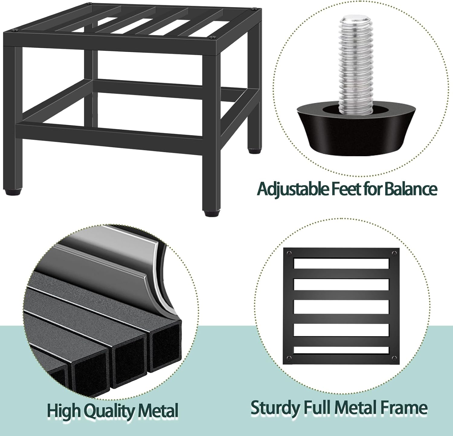 Lilybud--lily Plant Stand Indoor Outdoor, 2 Pcs Heavy Duty Plant Stands Metal Pedestal Stand for Indoor Outdoor