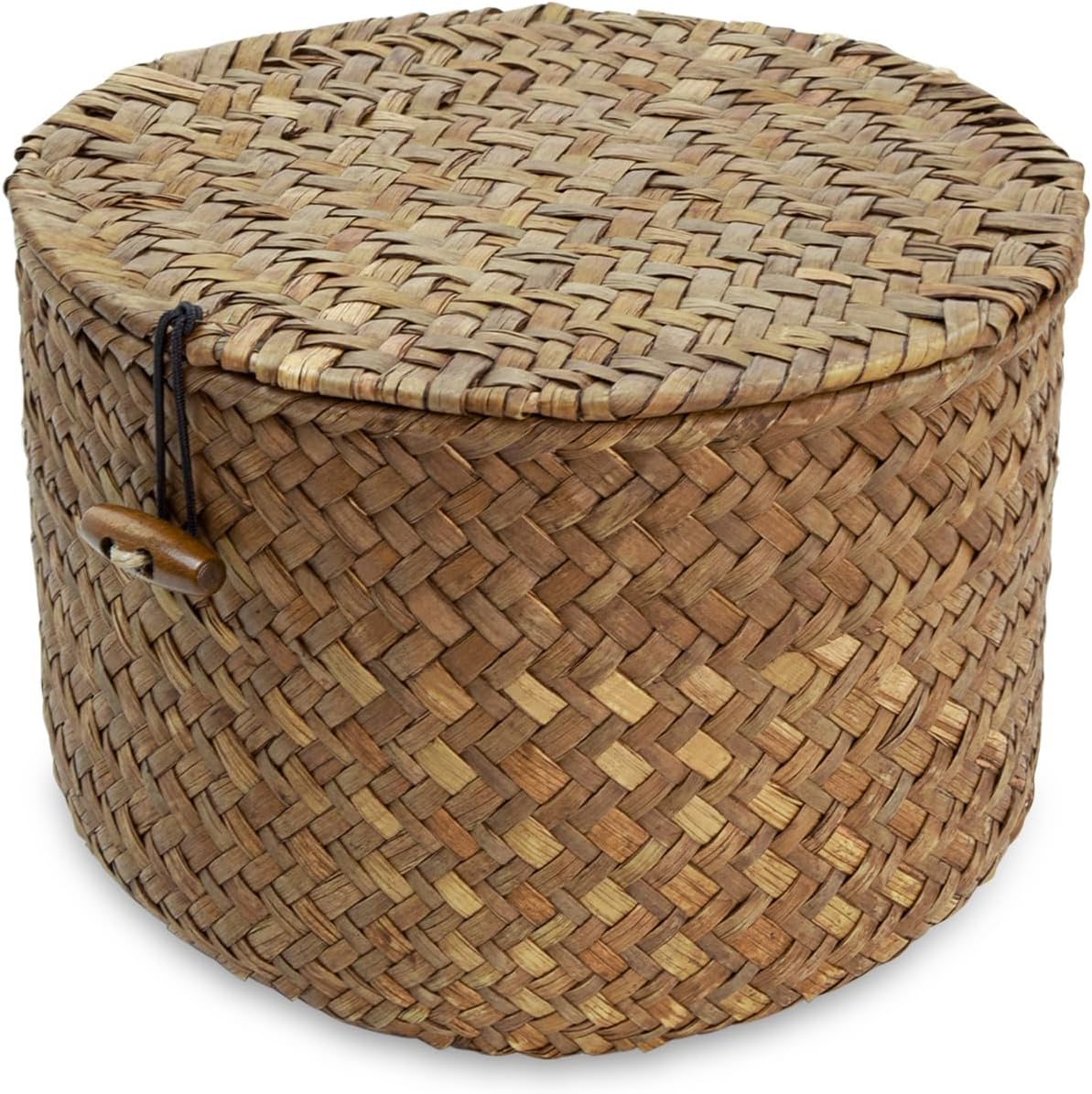 Seagrass Handmade Basket / Coffee / 7 Inch
