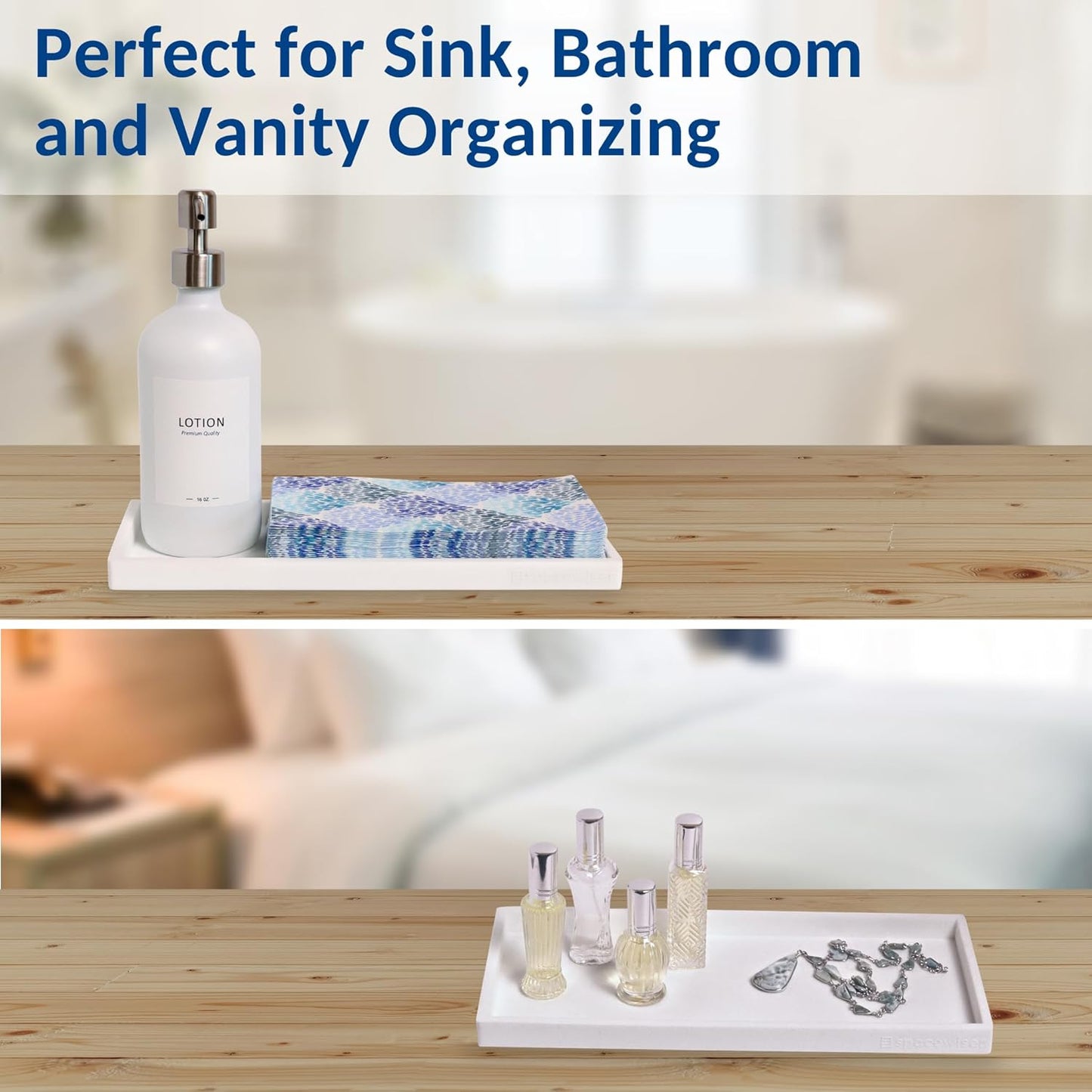 Dish Soap Trays / White / Large 11.7