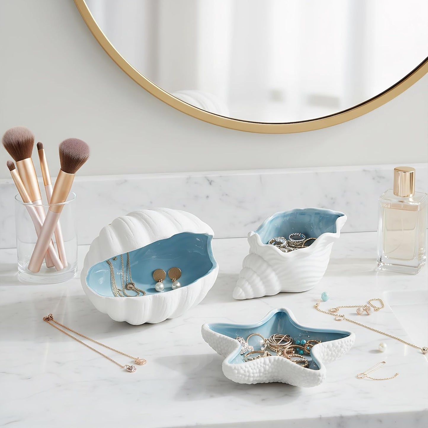 Ceramic Jewelry Tray / Set of 3