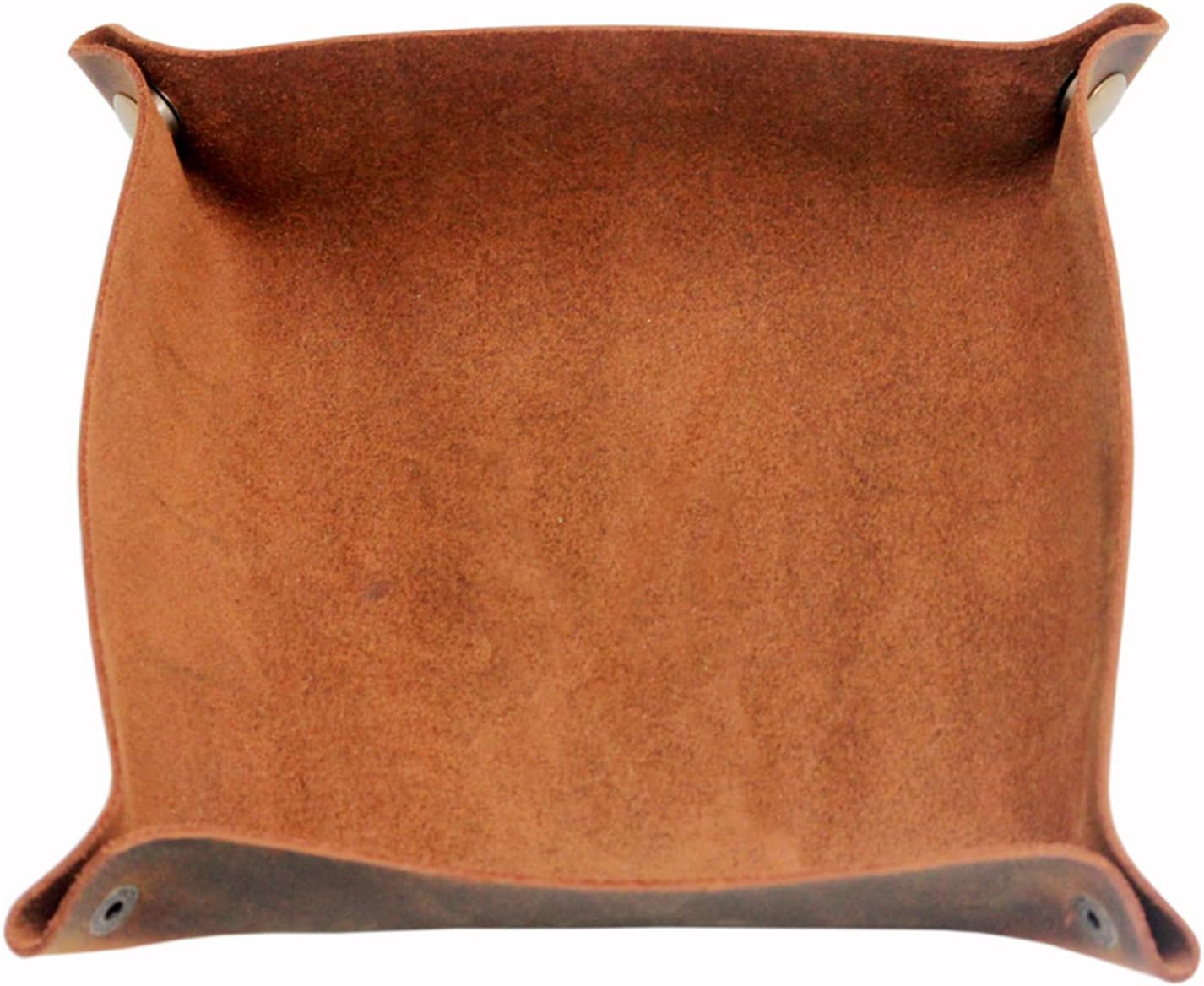 Valet Tray for Men / Crazy Horse Leather - Dark Brown