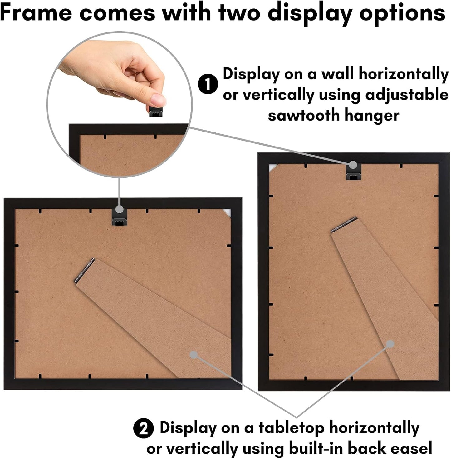 Picture Frame / Gallery-Style Frames Made / 9 x 12 / Black