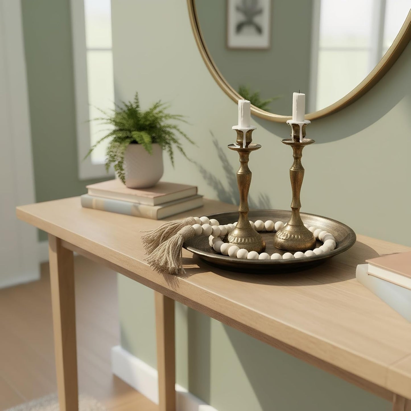 Farmhouse Home Decorative Tray / Black